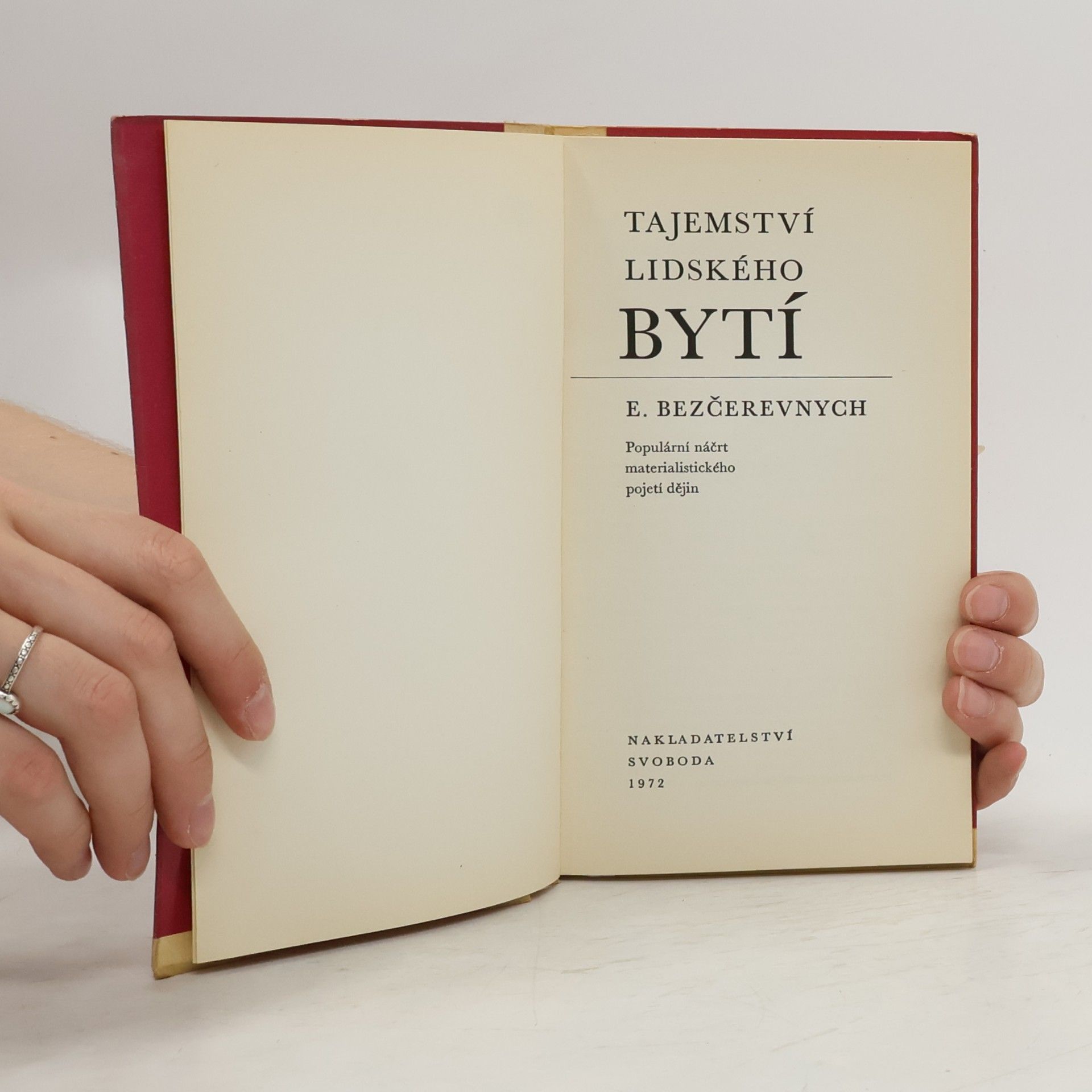 Ludvík Myška Tajemství lidského bytí