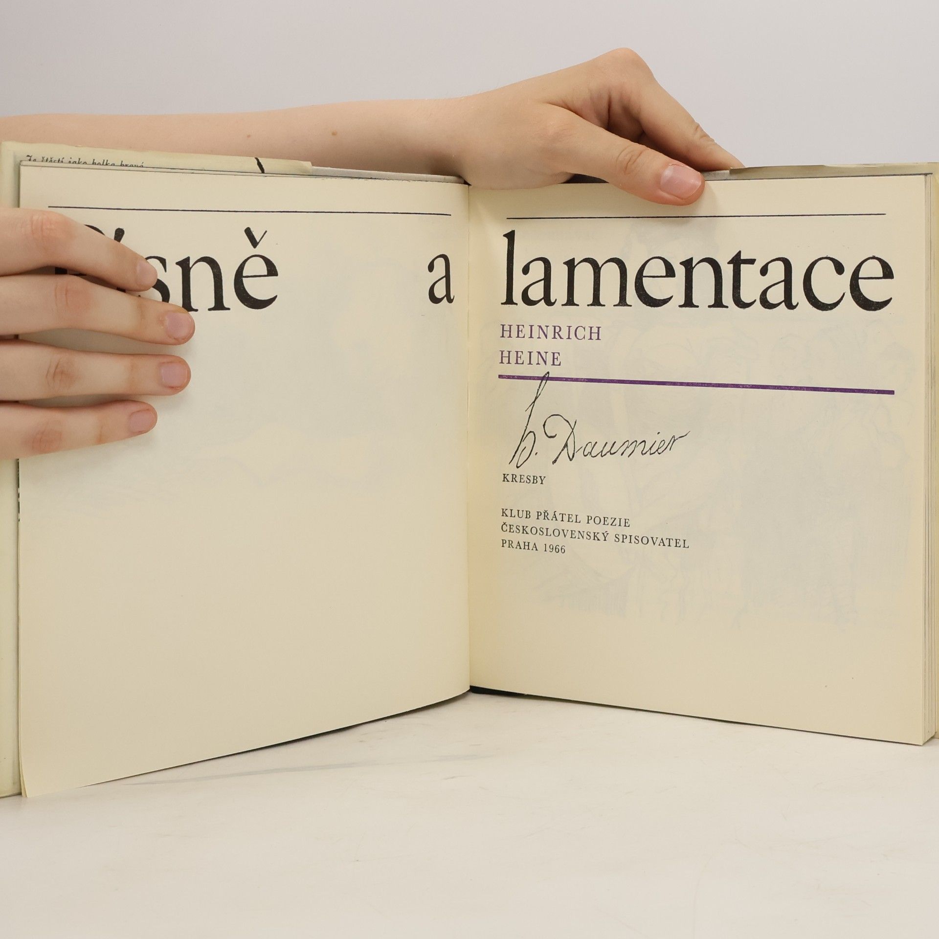Heinrich Heine Písně a lamentace