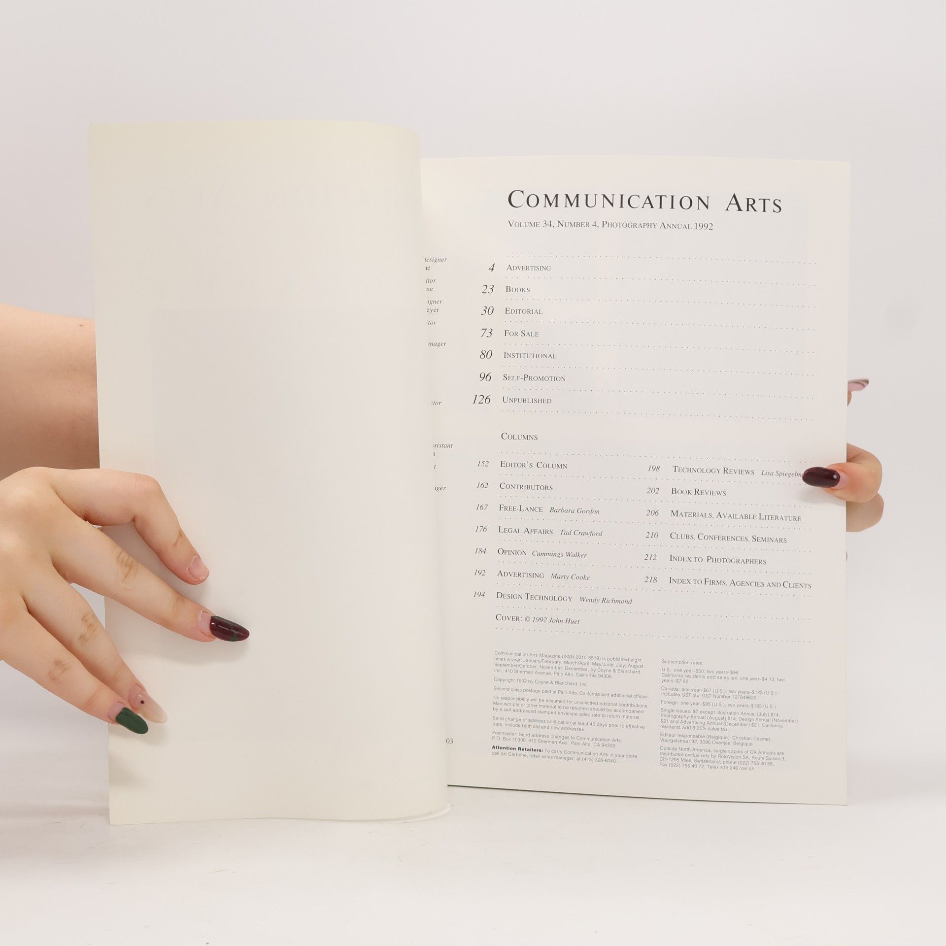 Various authors Communication Arts August. Photography