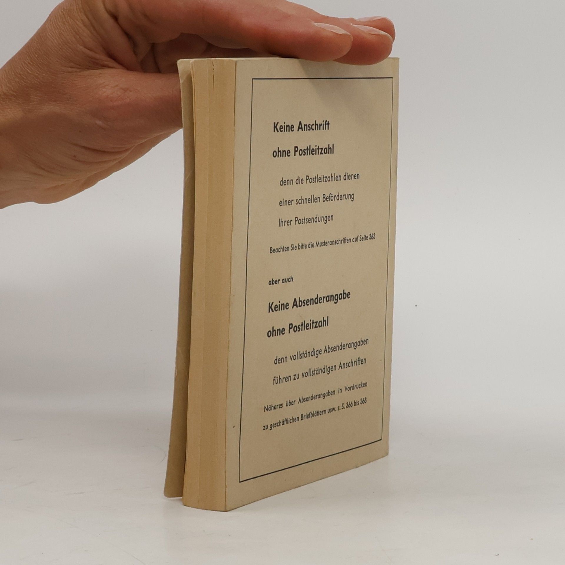 Various authors Postleitzahlen