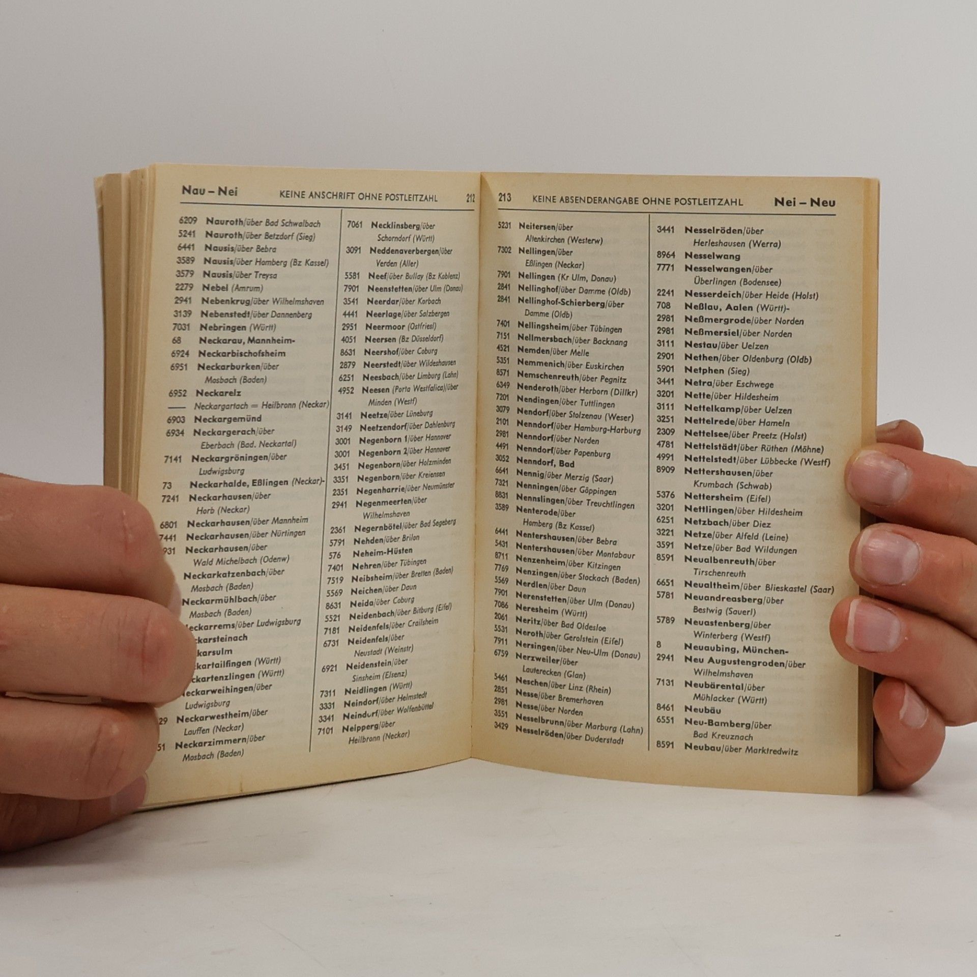 Various authors Postleitzahlen