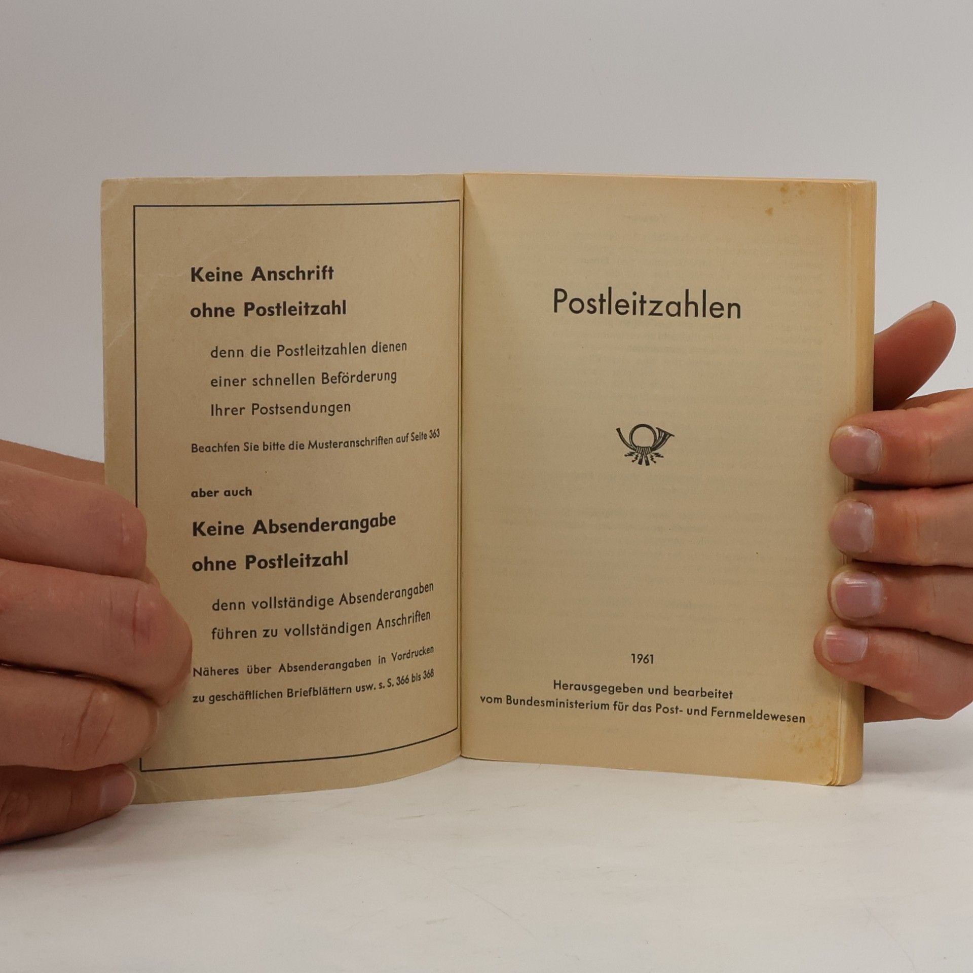 Various authors Postleitzahlen