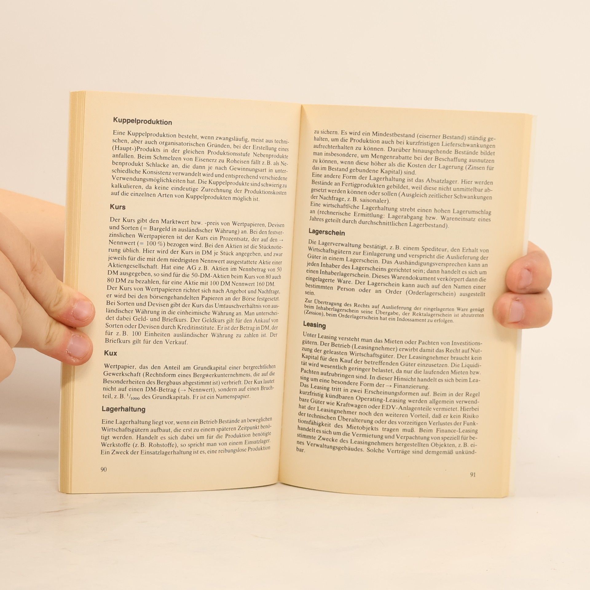 Various authors Fachbegriffe der Betriebswirtschaft