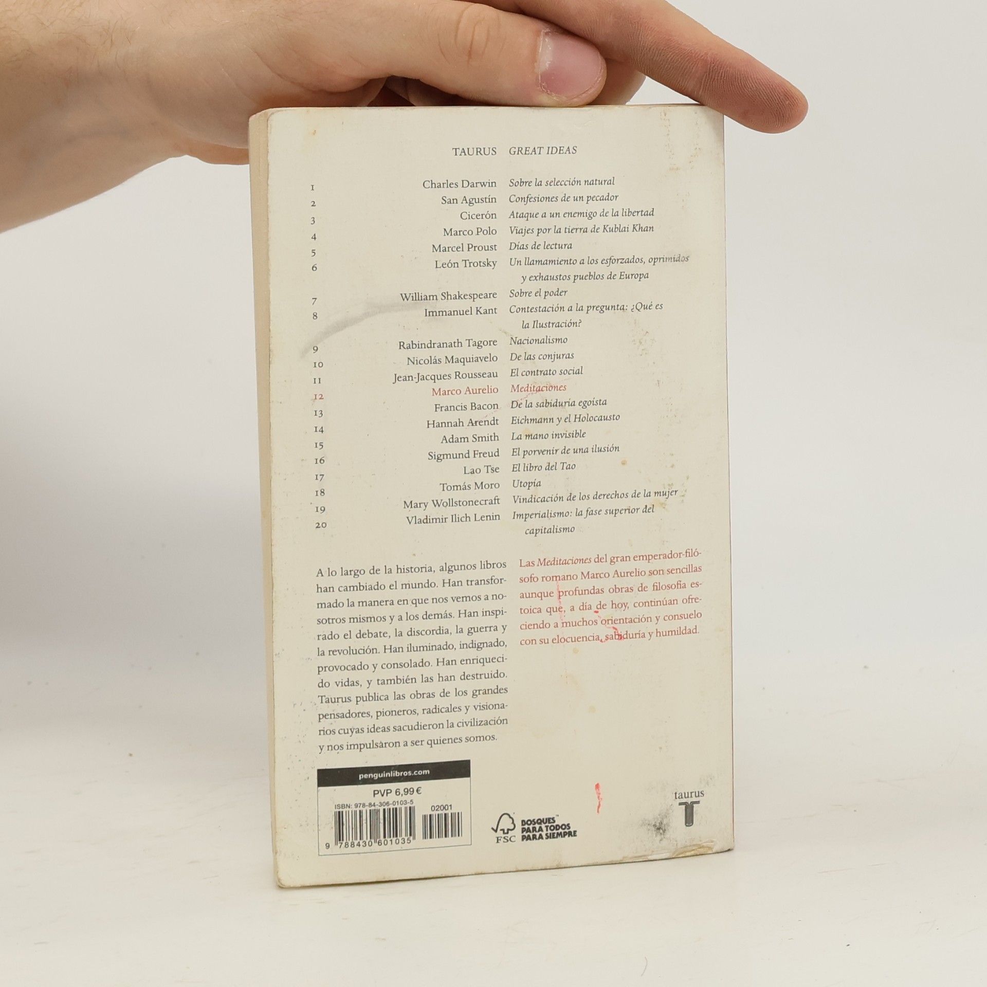 Marcus Aurelius Great Ideas: Meditaciones