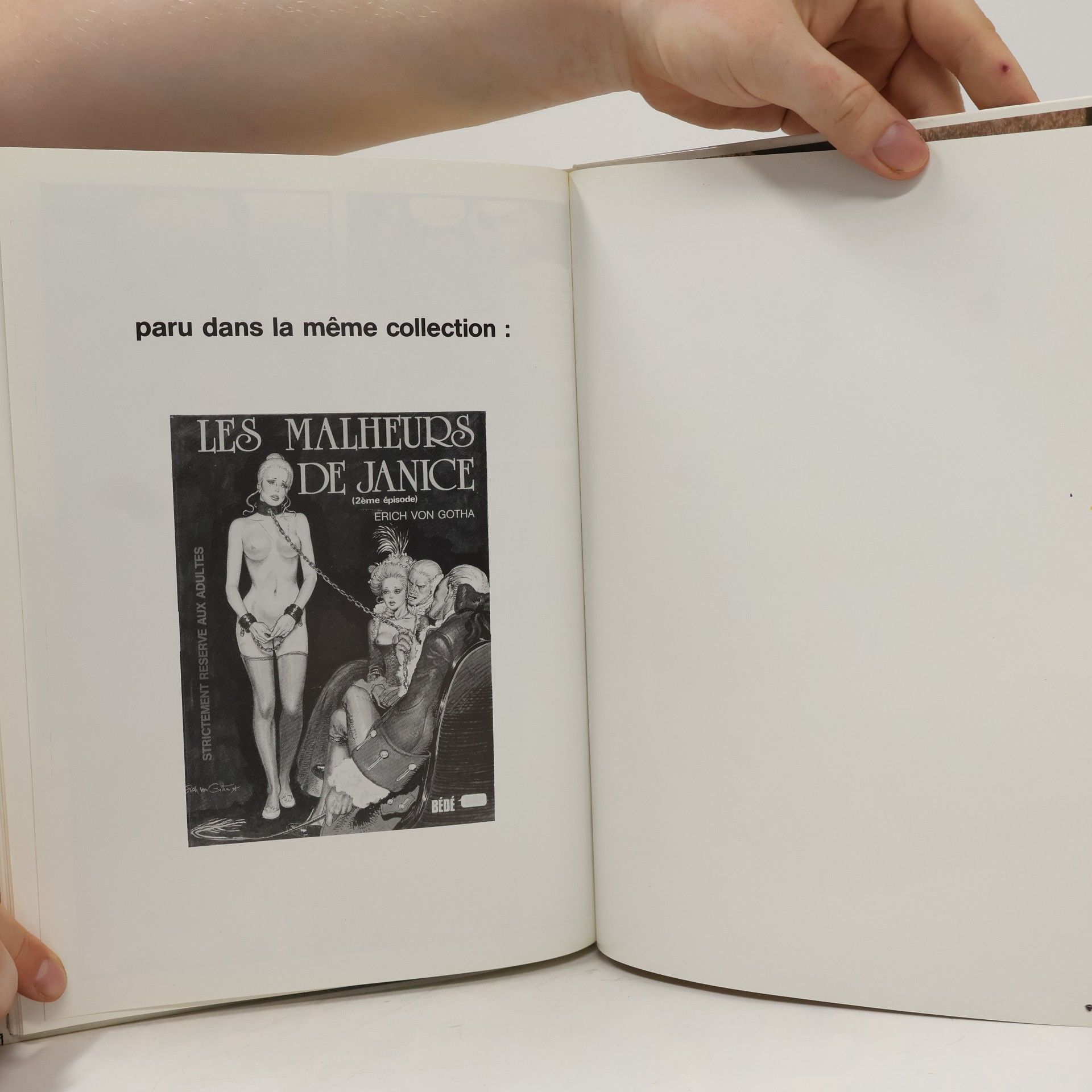 Erich von Gotha Les malheurs de Janice