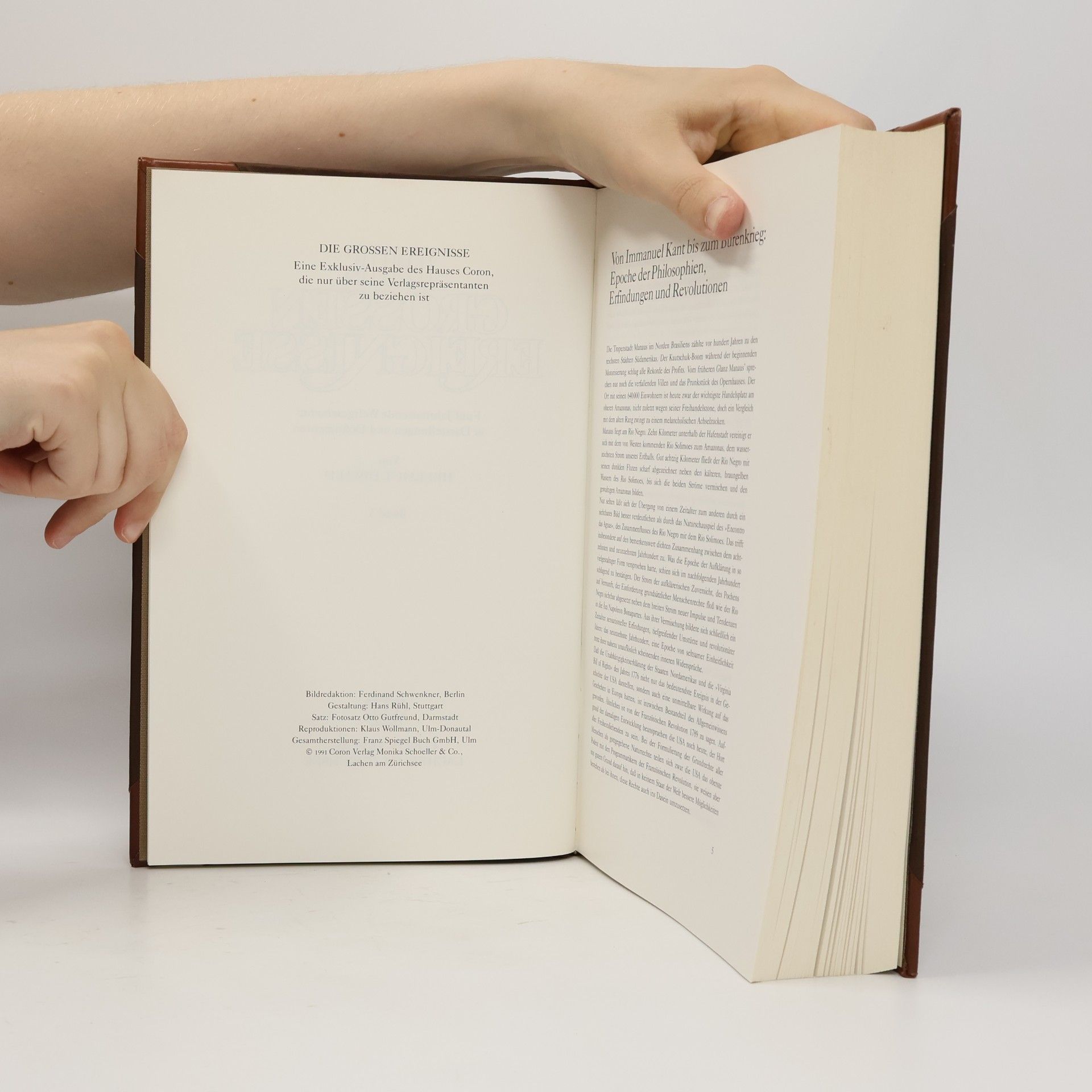 Various authors Die Grossen Ereignisse Band 5