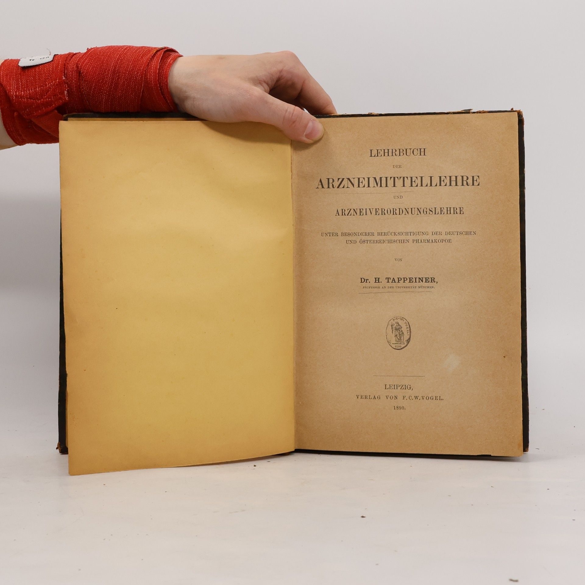 H. Von Tappeiner Lehrbuch der Arzneimittellehre