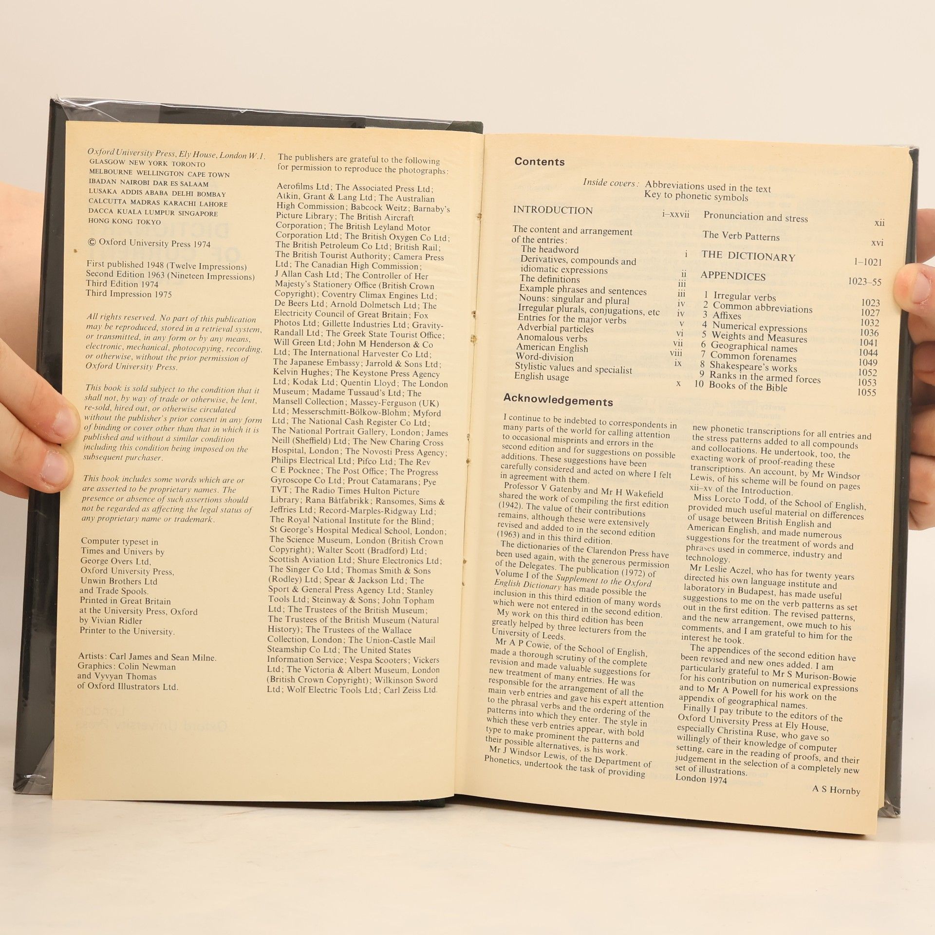 Albert Sydney Hornby Oxford Advanced Learner's Dictionary of Current English
