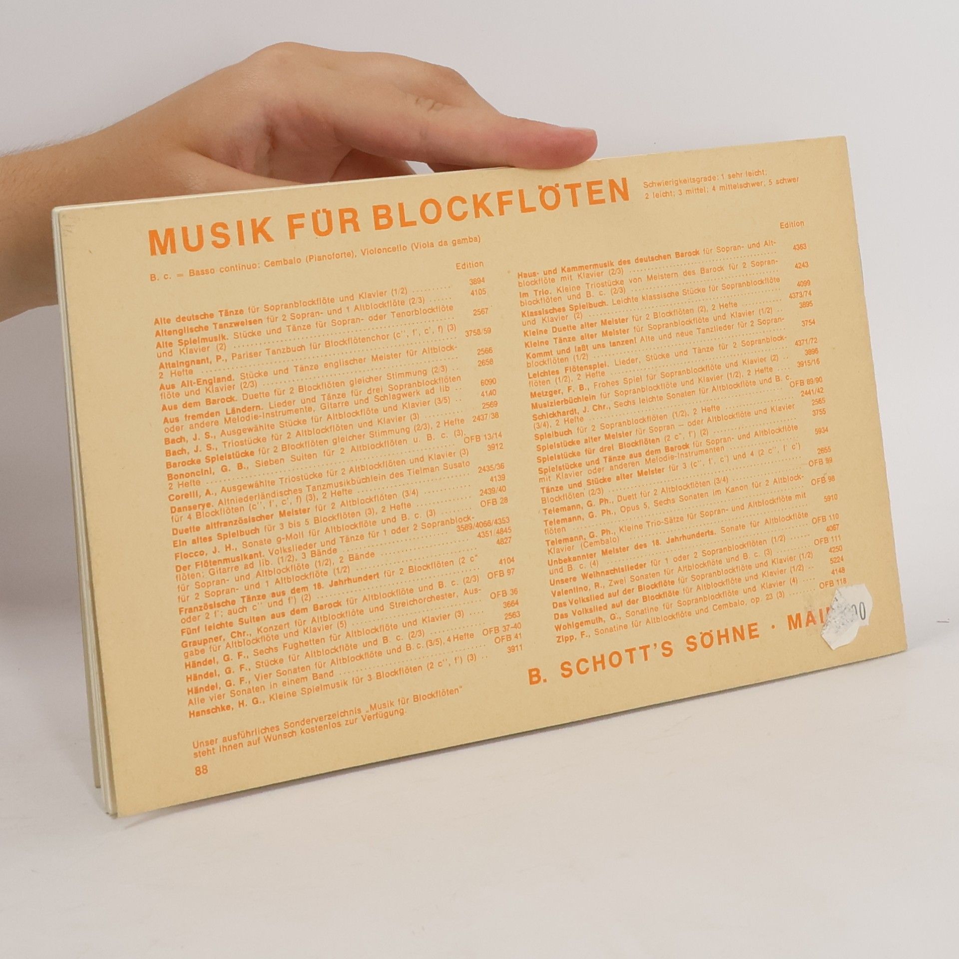Kolektiv autorů Kleine Duette alter Meister : für zwei Blockflöten