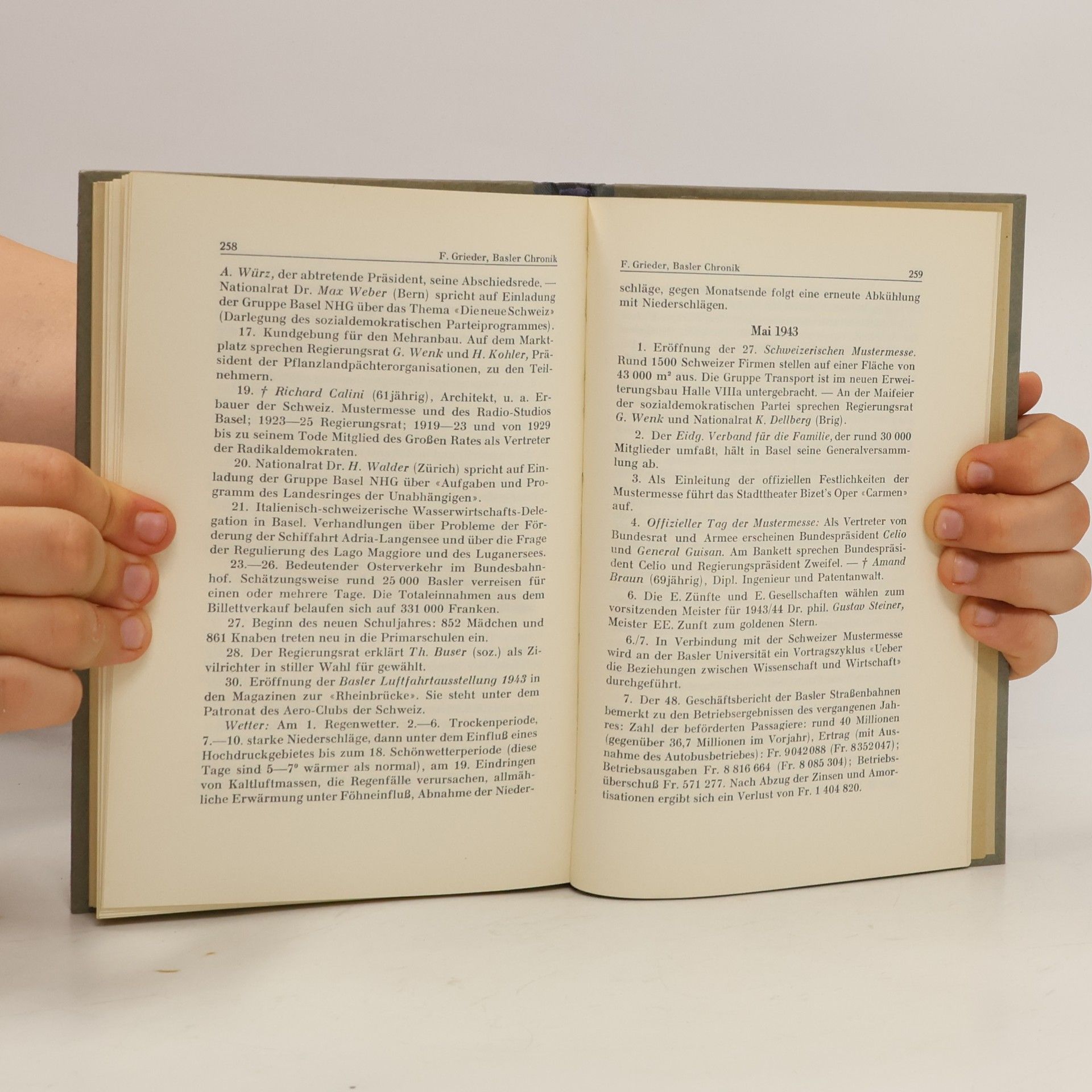Ernst Jenny Basler Jahrbuch 1944