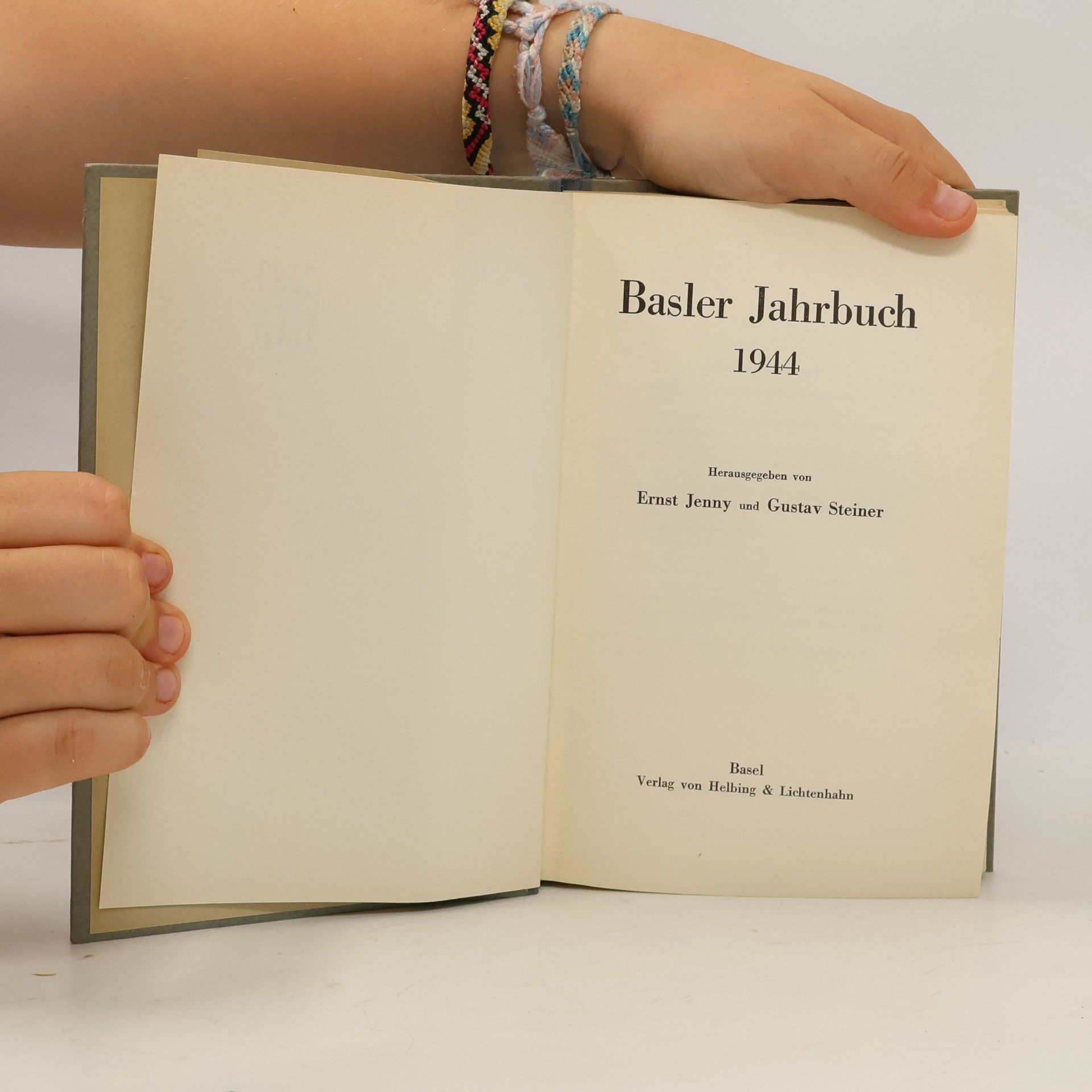 Ernst Jenny Basler Jahrbuch 1944