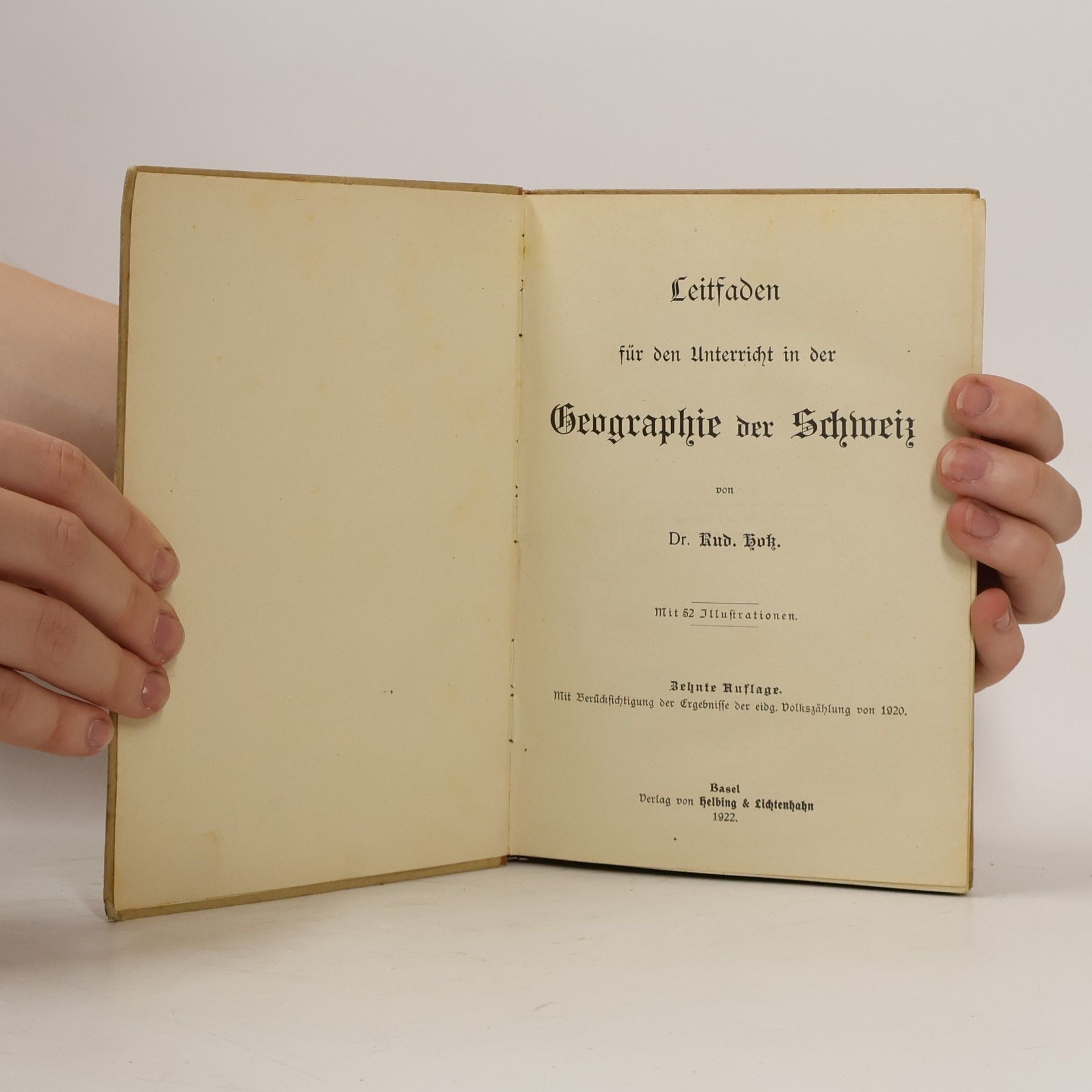 Rudolf Hôn Geographie der Schweiz