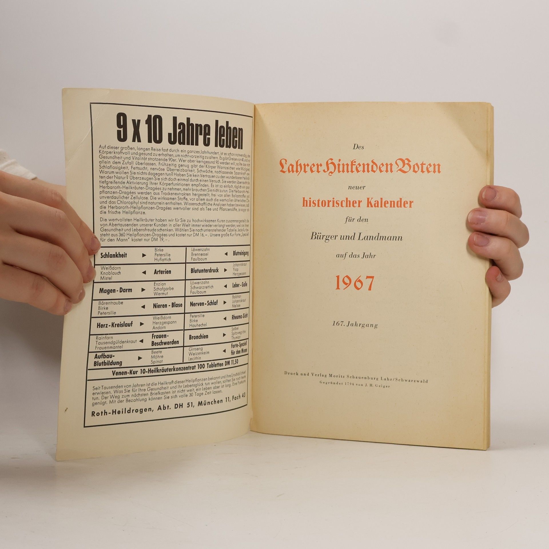 Autorenkollektiv Lahrer Hinkenden Boten neuer historischer Kalender