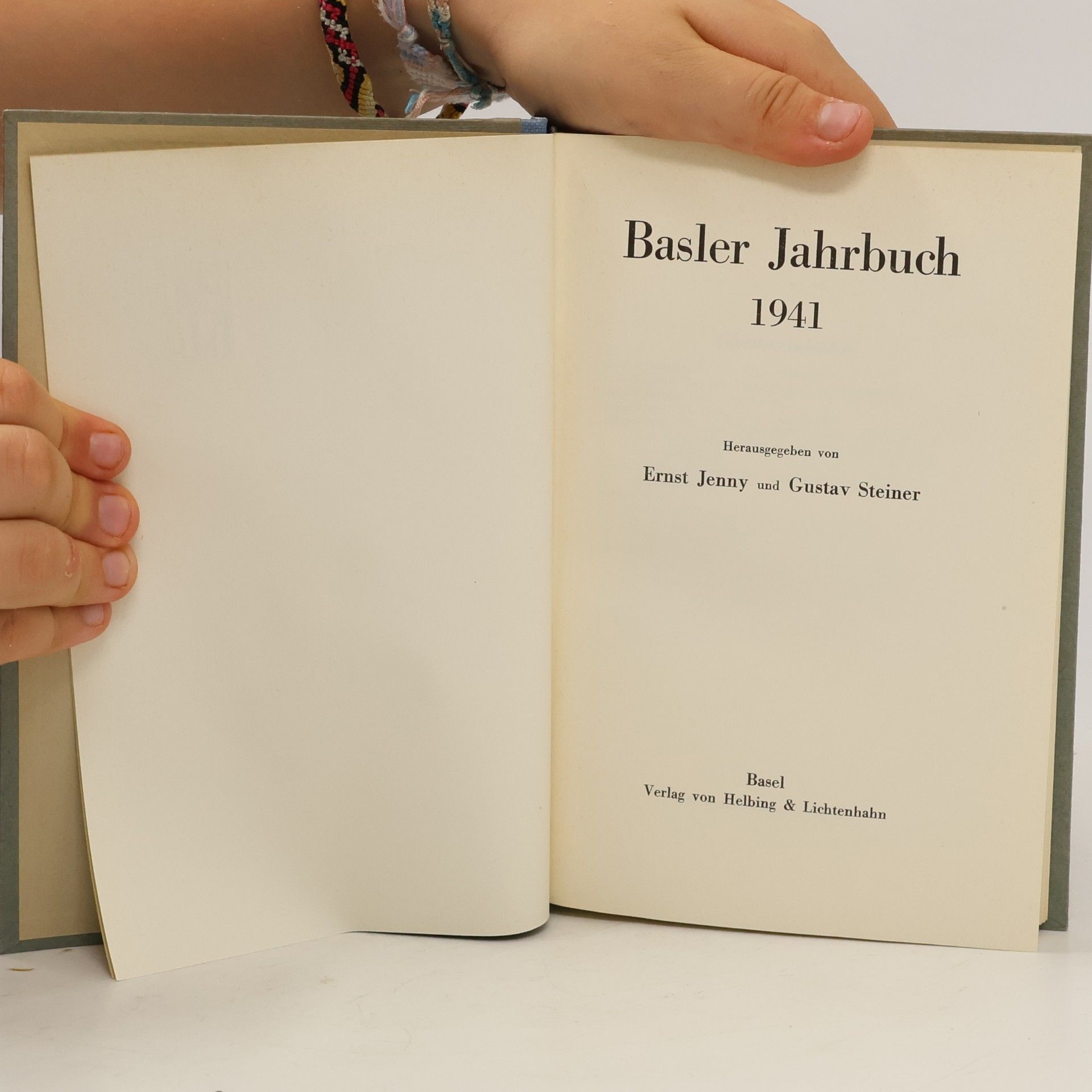 Ernst Jenny Basler Jahrbuch 1941
