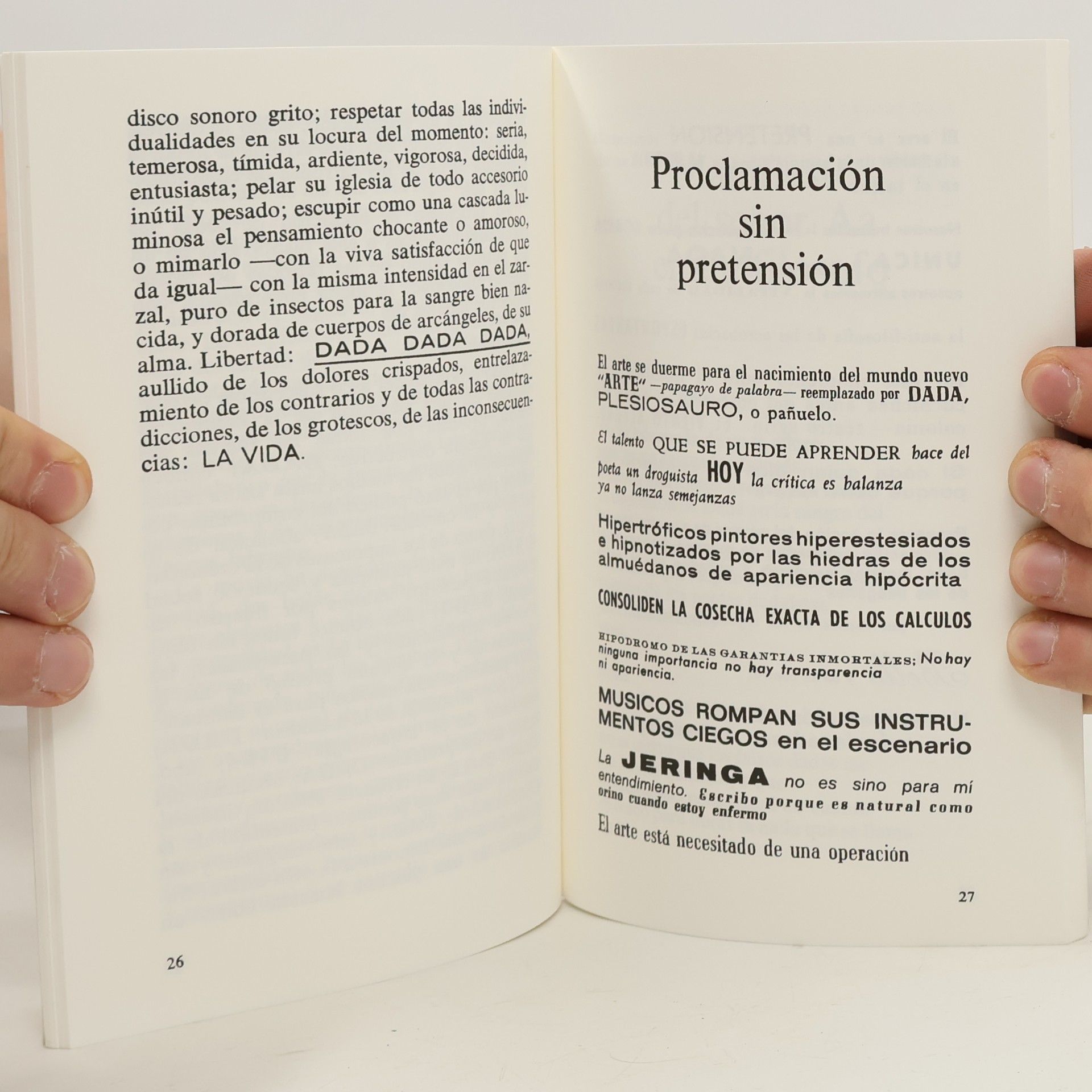 Tristan Tzara Siete manifiestos Dada
