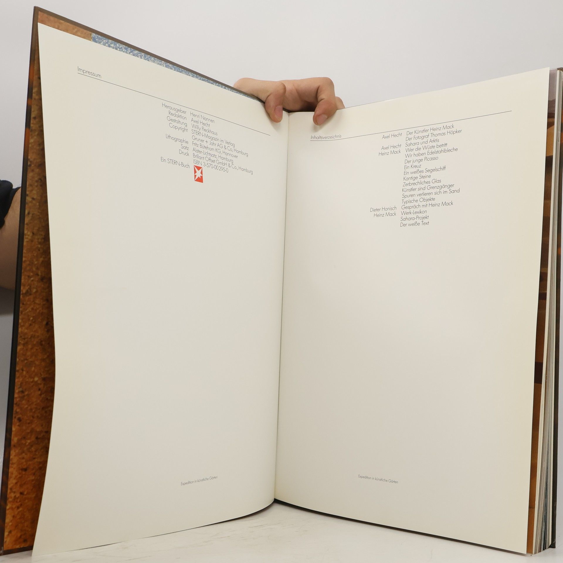 Heinz Mack Expedition in künstliche Gärten
