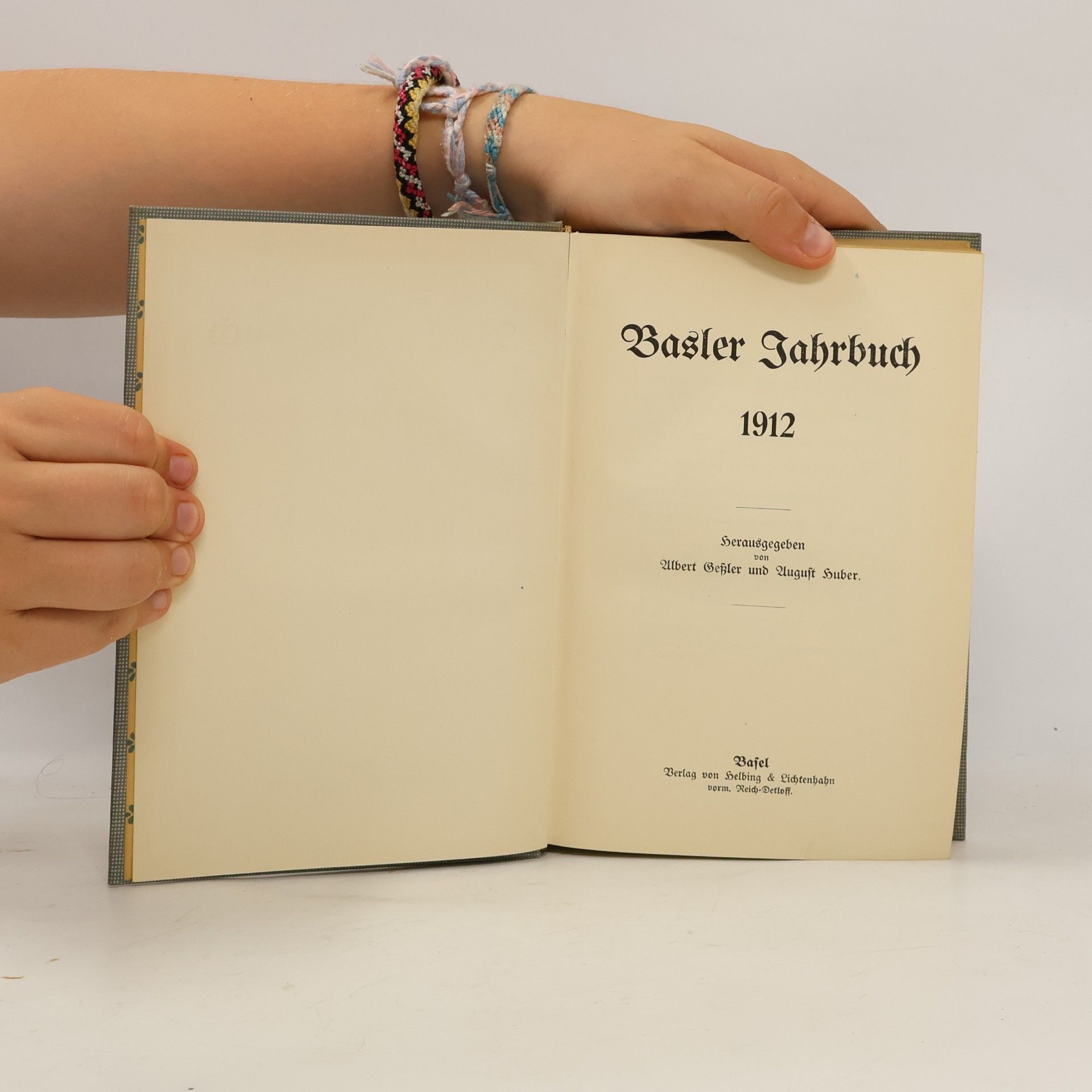 Autorenkollektiv Basler Jahrbuch 1912