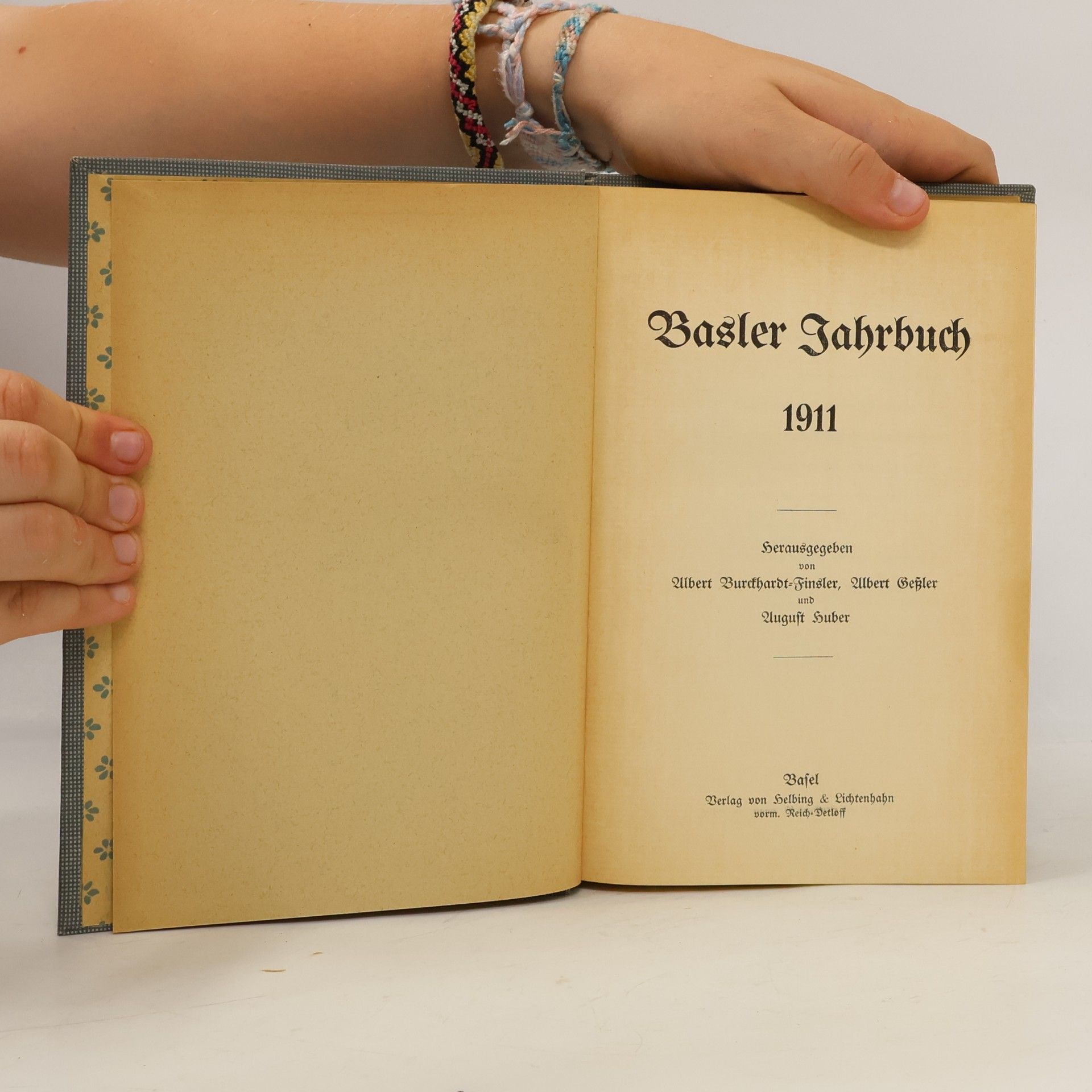 AA.VV. Basler Jahrbuch 1911