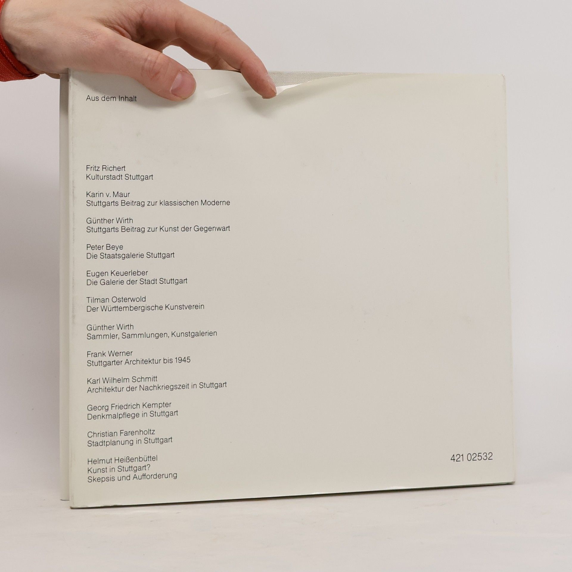AA.VV. Stuttgarter Kunst im 20. Jahrhundert : Malerei, Plastik, Architektur
