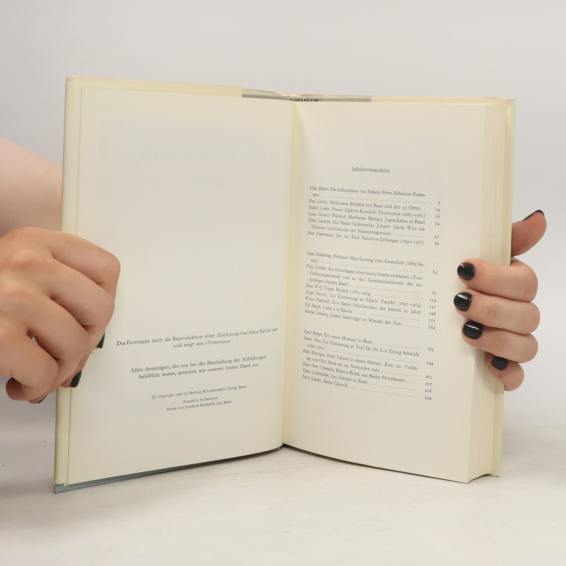 Autorenkollektiv Basler Stadtbuch 1966