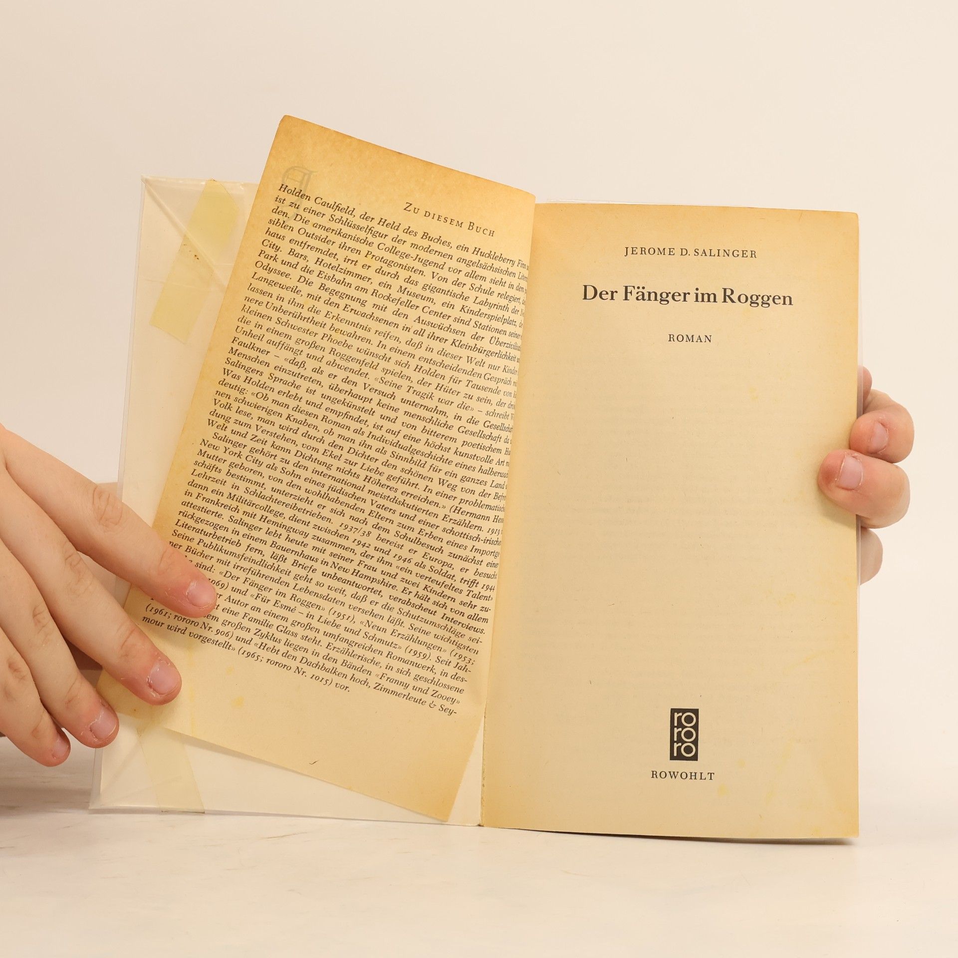 Jerome David Salinger Der Fänger im Roggen