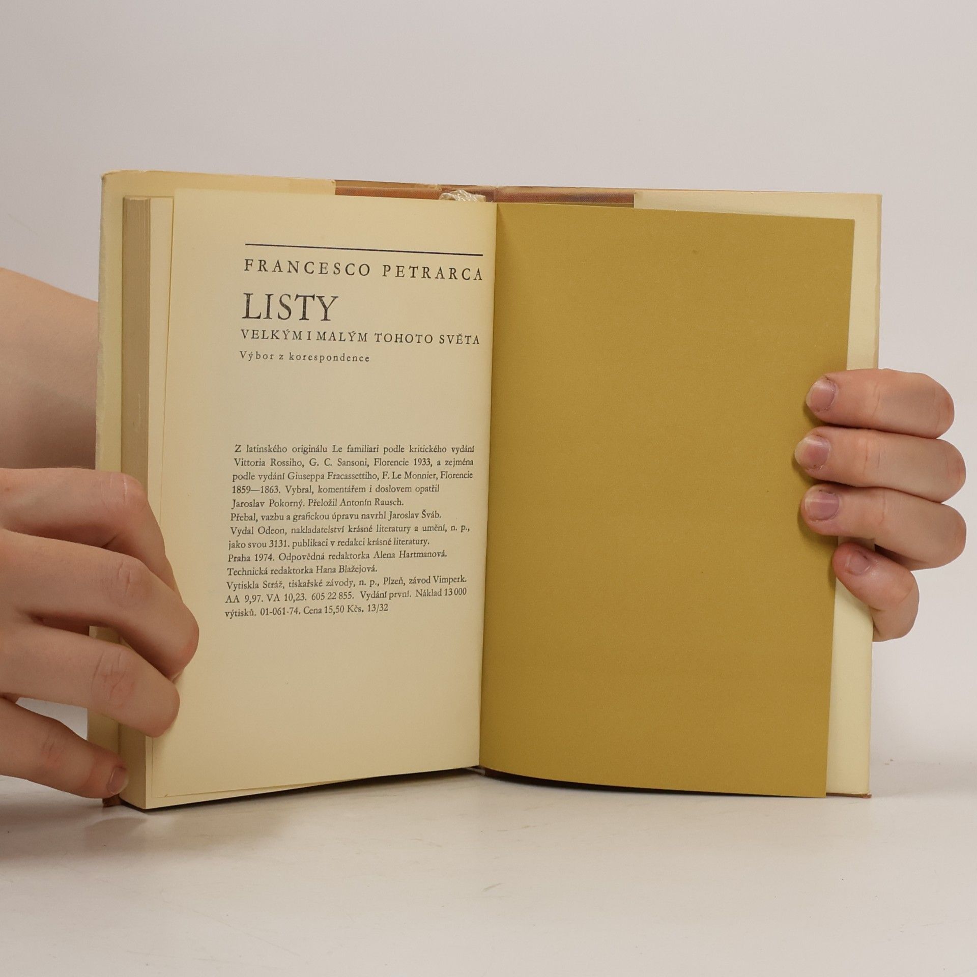 Petrarch Listy velkým i malým tohoto světa