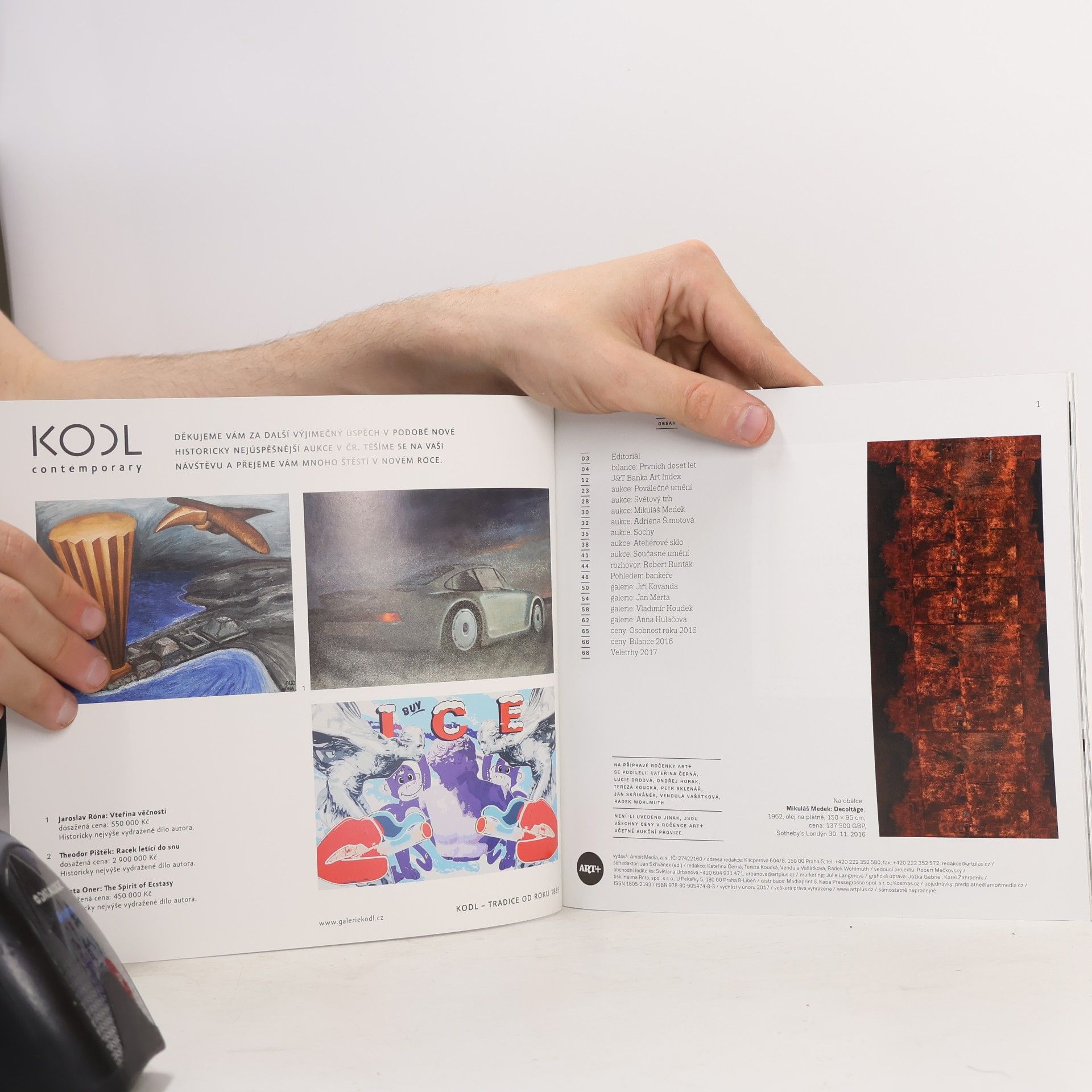 Kolektiv autorů Ročenka Art+ 2017