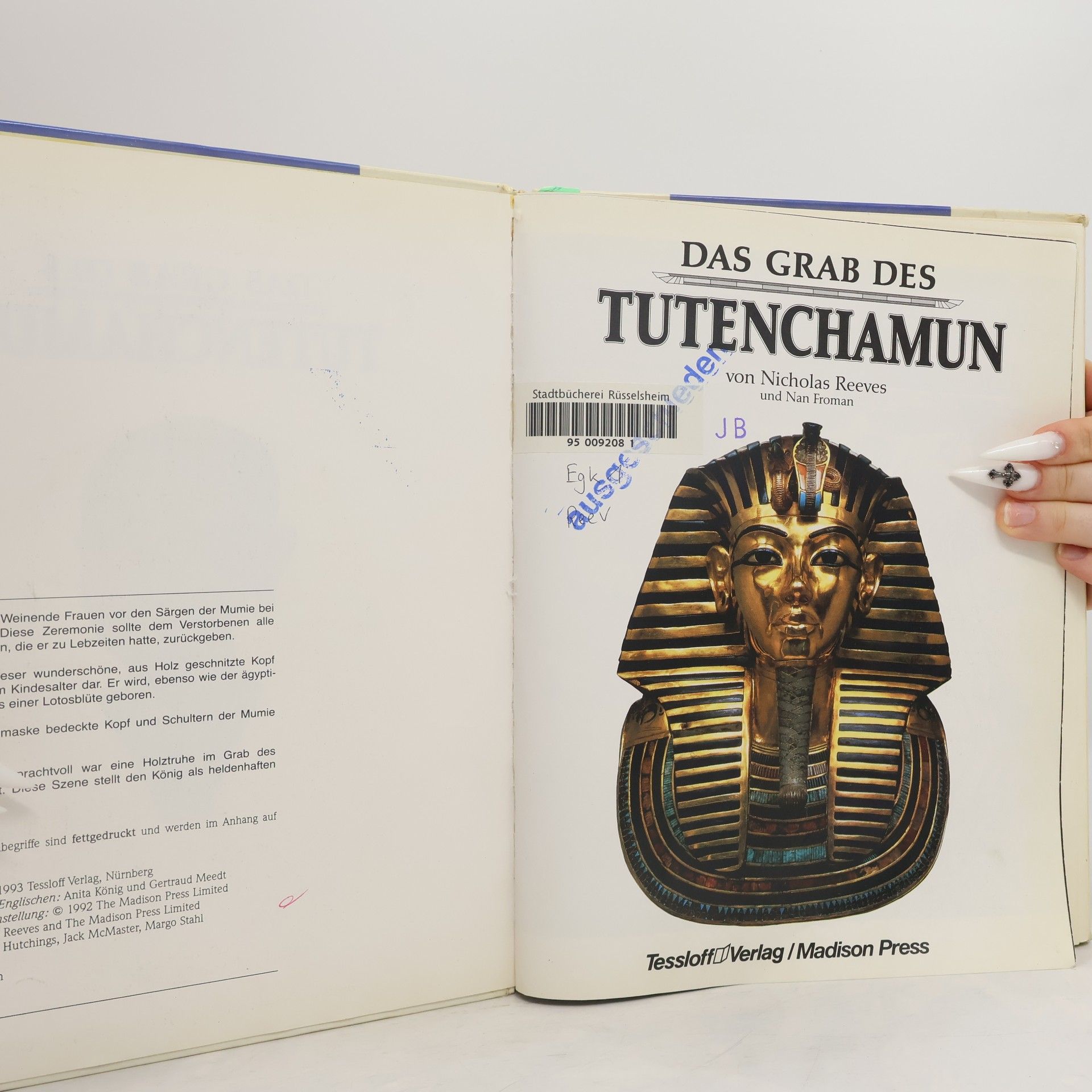 C. N. Reeves Das Grab des Tutenchamun