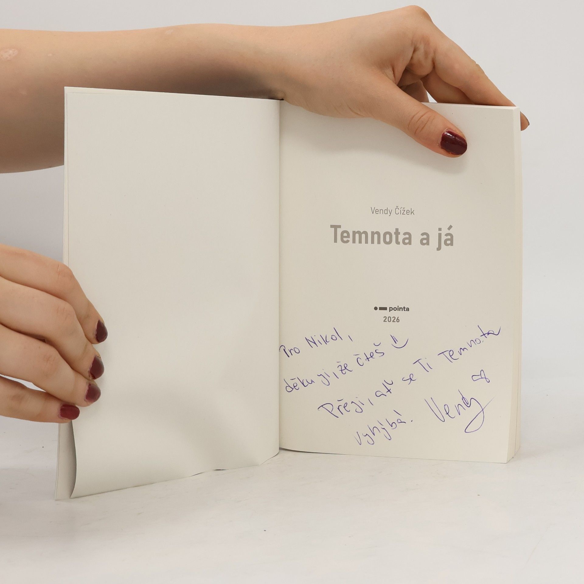 Vendy Čížek Temnota a já