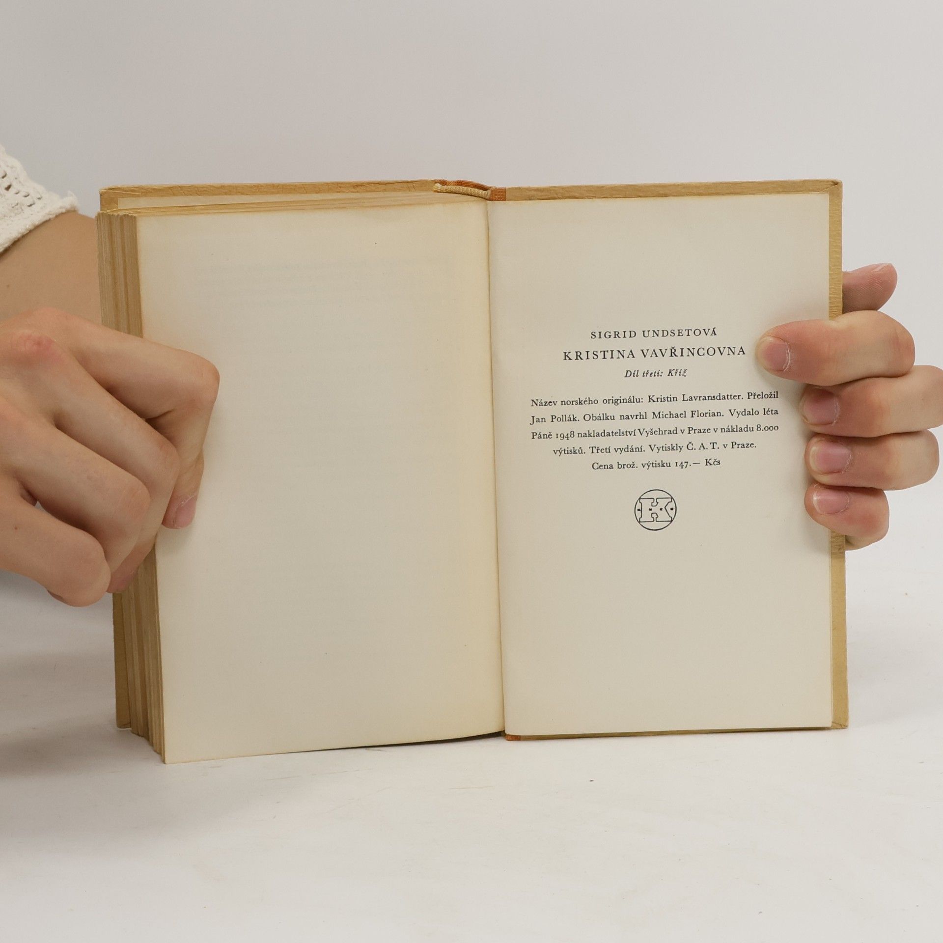 Sigrid Undset Kristina Vavřincovna 3. díl
