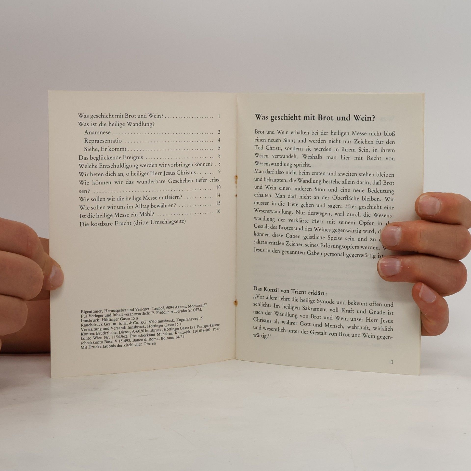 Collectif d'auteurs Was ist die heilige Messe?