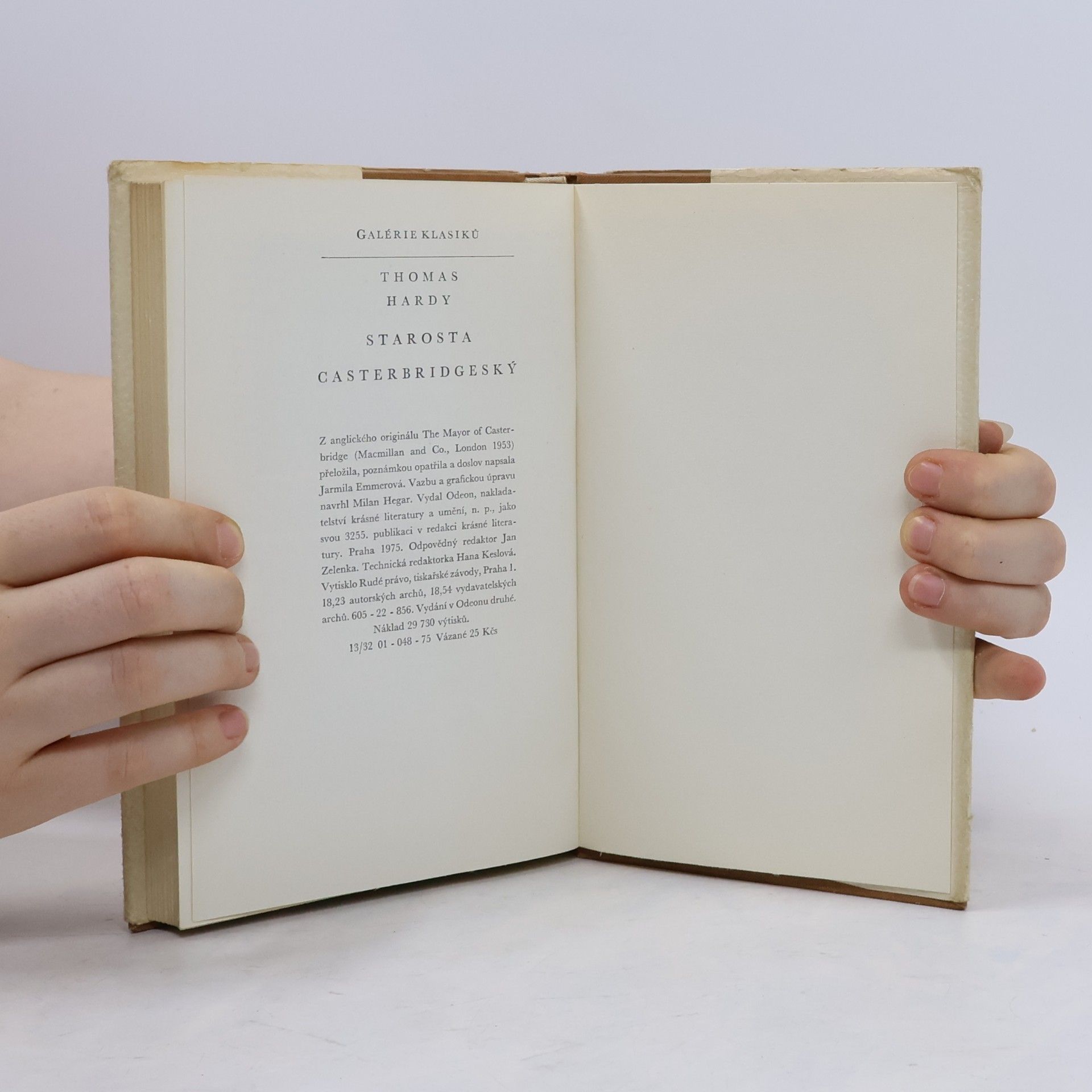 Thomas Hardy Starosta Casterbridgeský