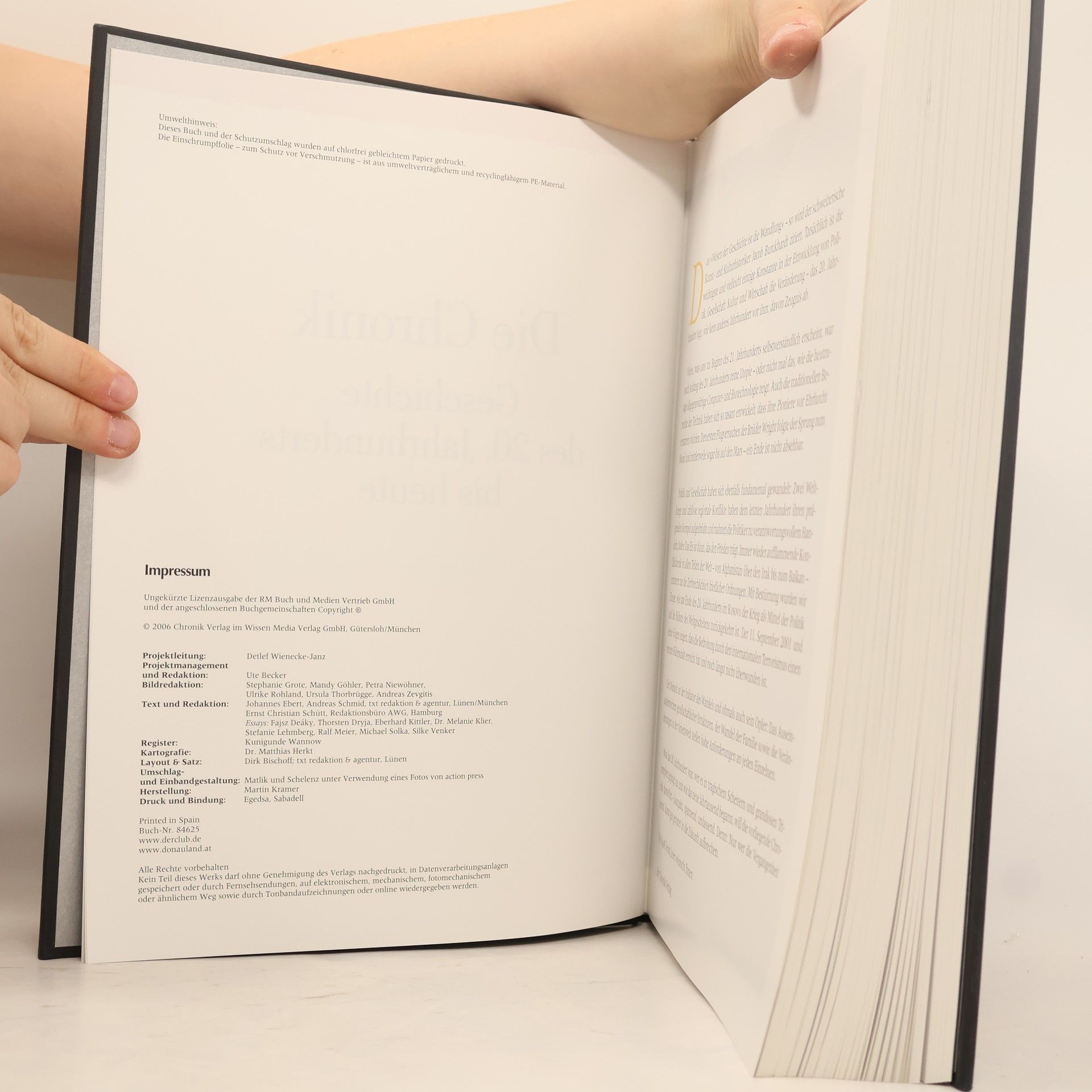 Various authors Die Chronik, Geschichte des 20. Jahrhunderts bis heute