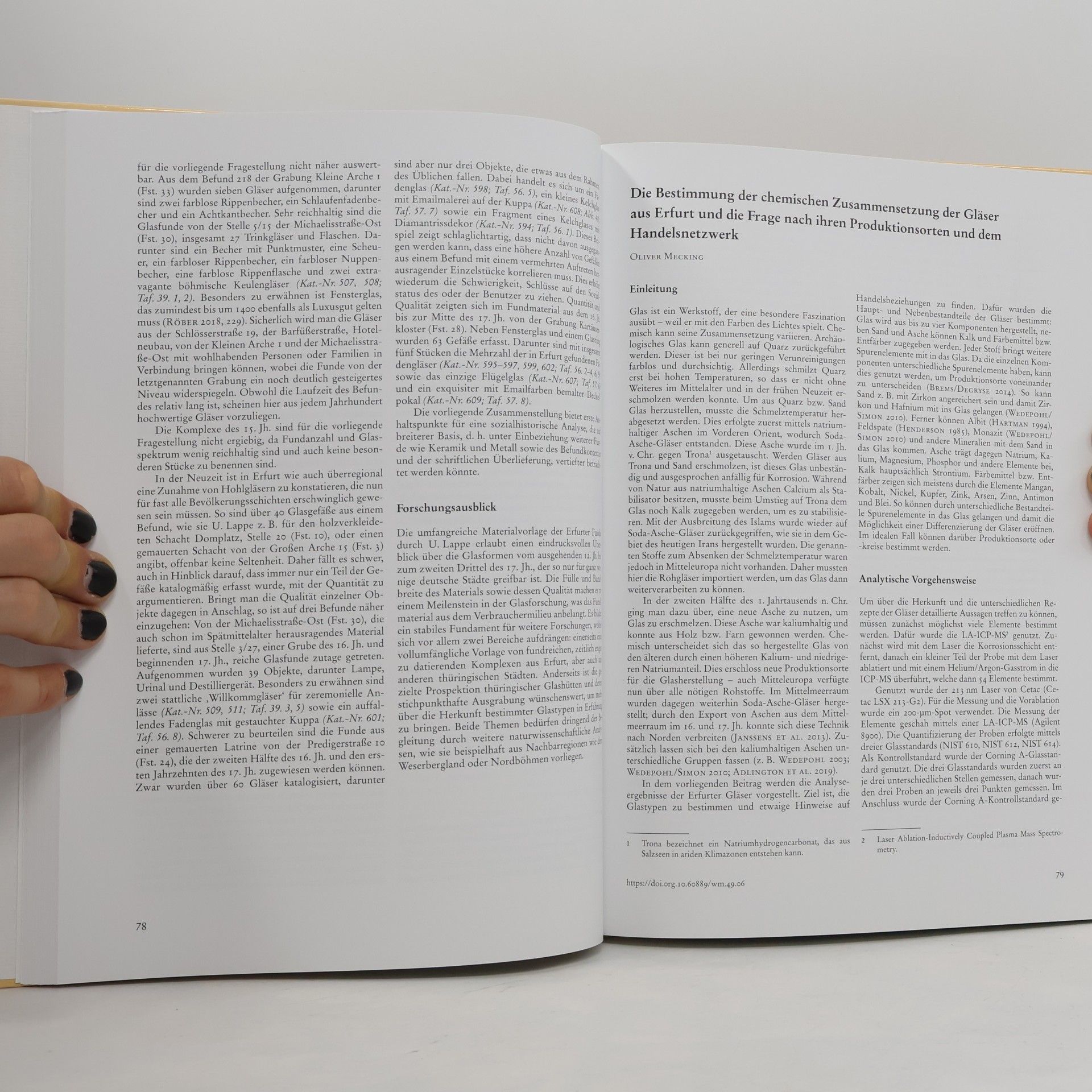 Ulrich Lappenküper Weimarer Monographien zur Ur- und Frühgeschichte - 49: Die Glasfunde des 13. bis 17. Jahrhunderts von Erfurt