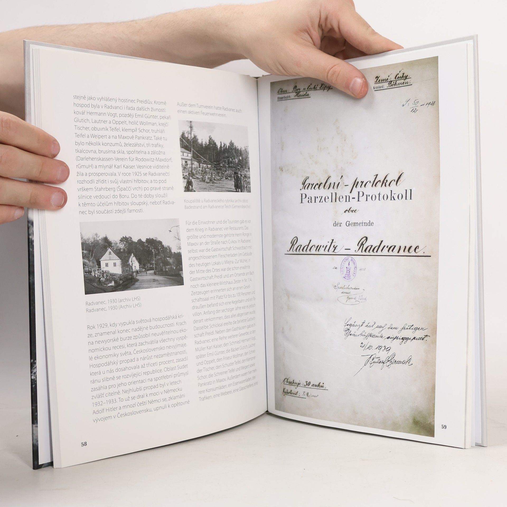 Michal Kosina Historie Radvance, Geschichte von Rodowitz