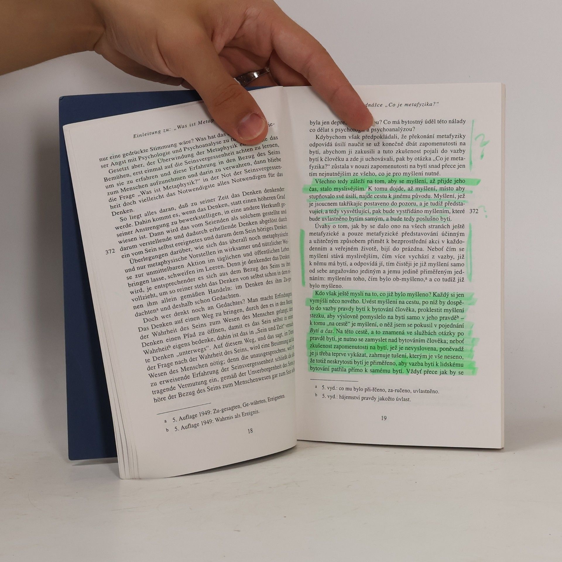 Martin Heidegger Co je metafyzika?