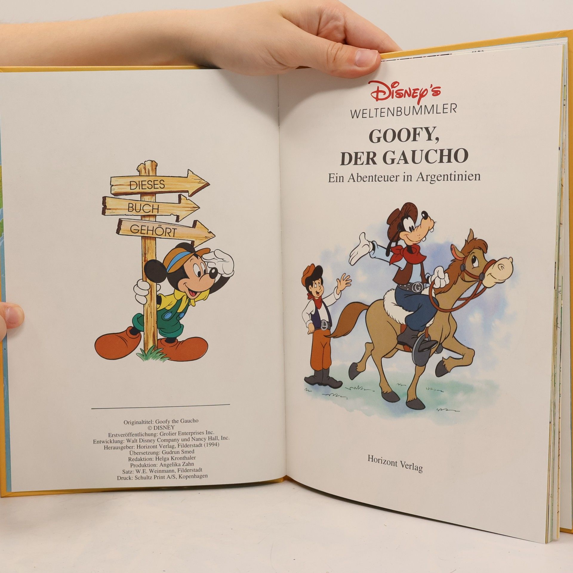 Walt Disney Goofy, der Gaucho