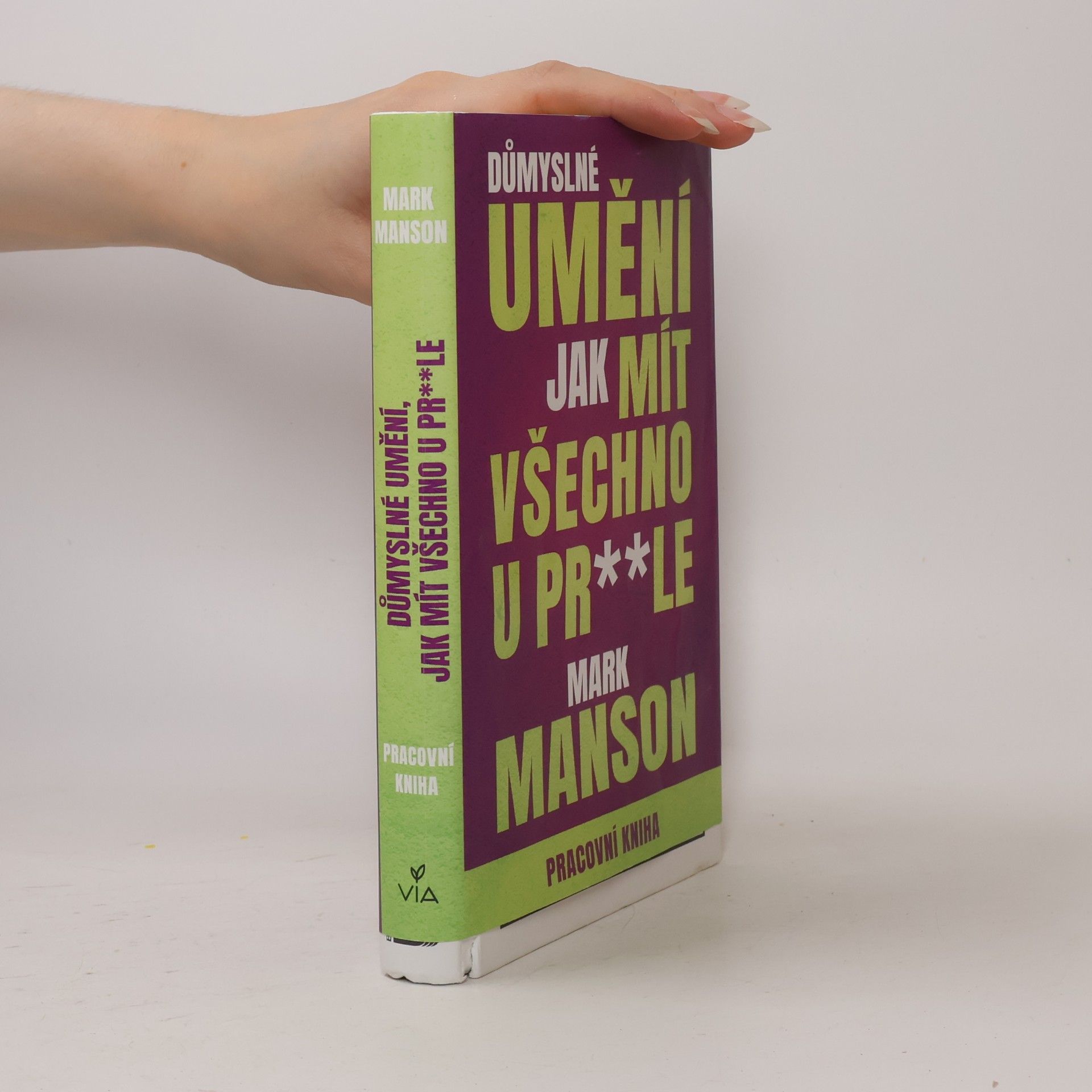 Mark Manson Důmyslné umění, jak mít všechno u pr**le. Pracovní kniha