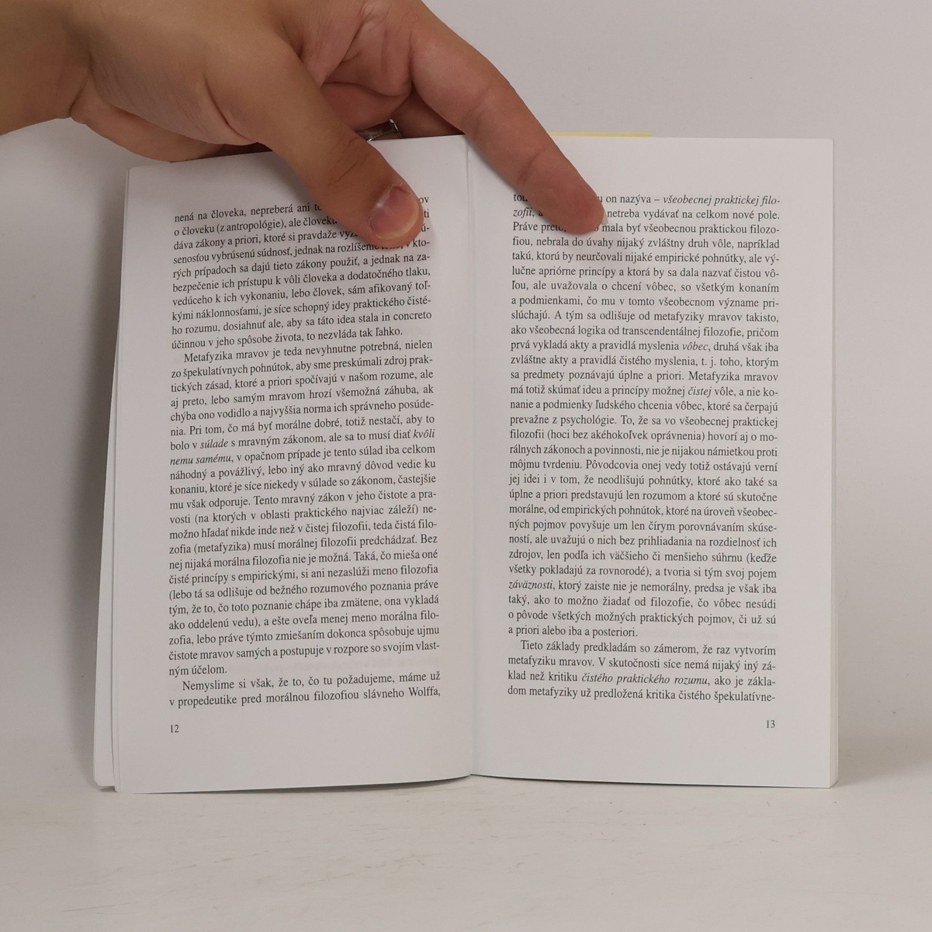 Immanuel Kant Základy metafyziky mravov