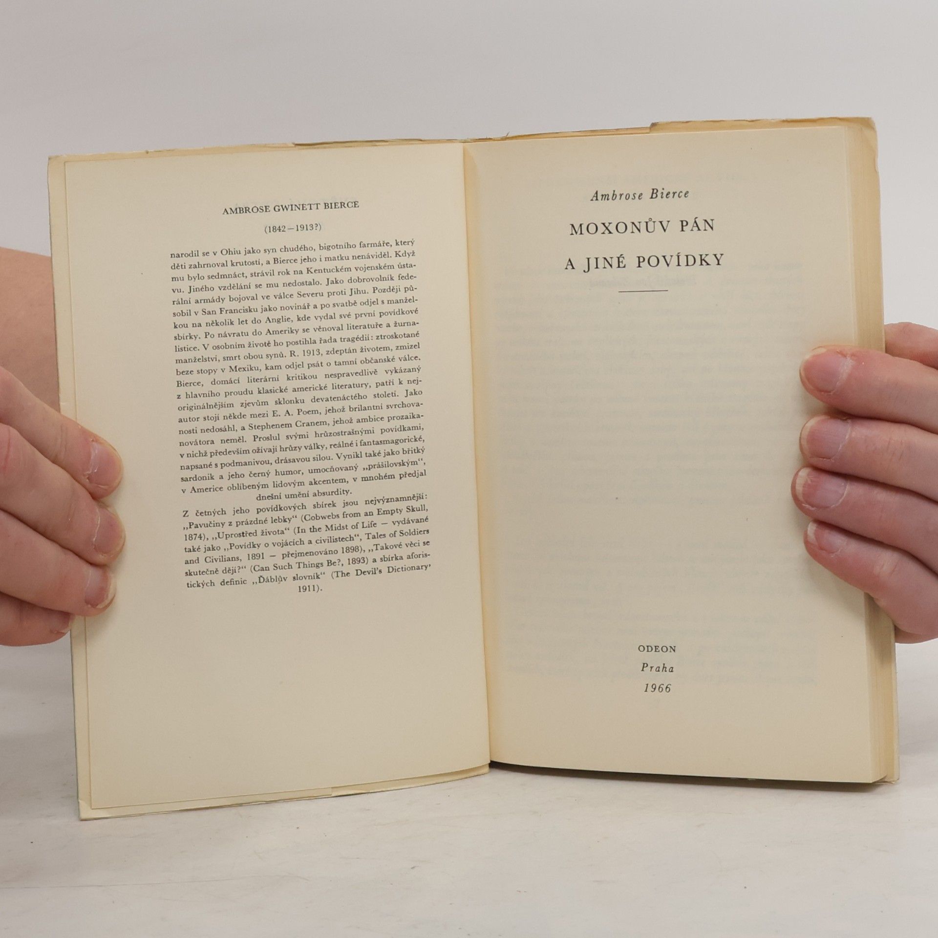 Ambrose Bierce Moxonův pán a jiné povídky