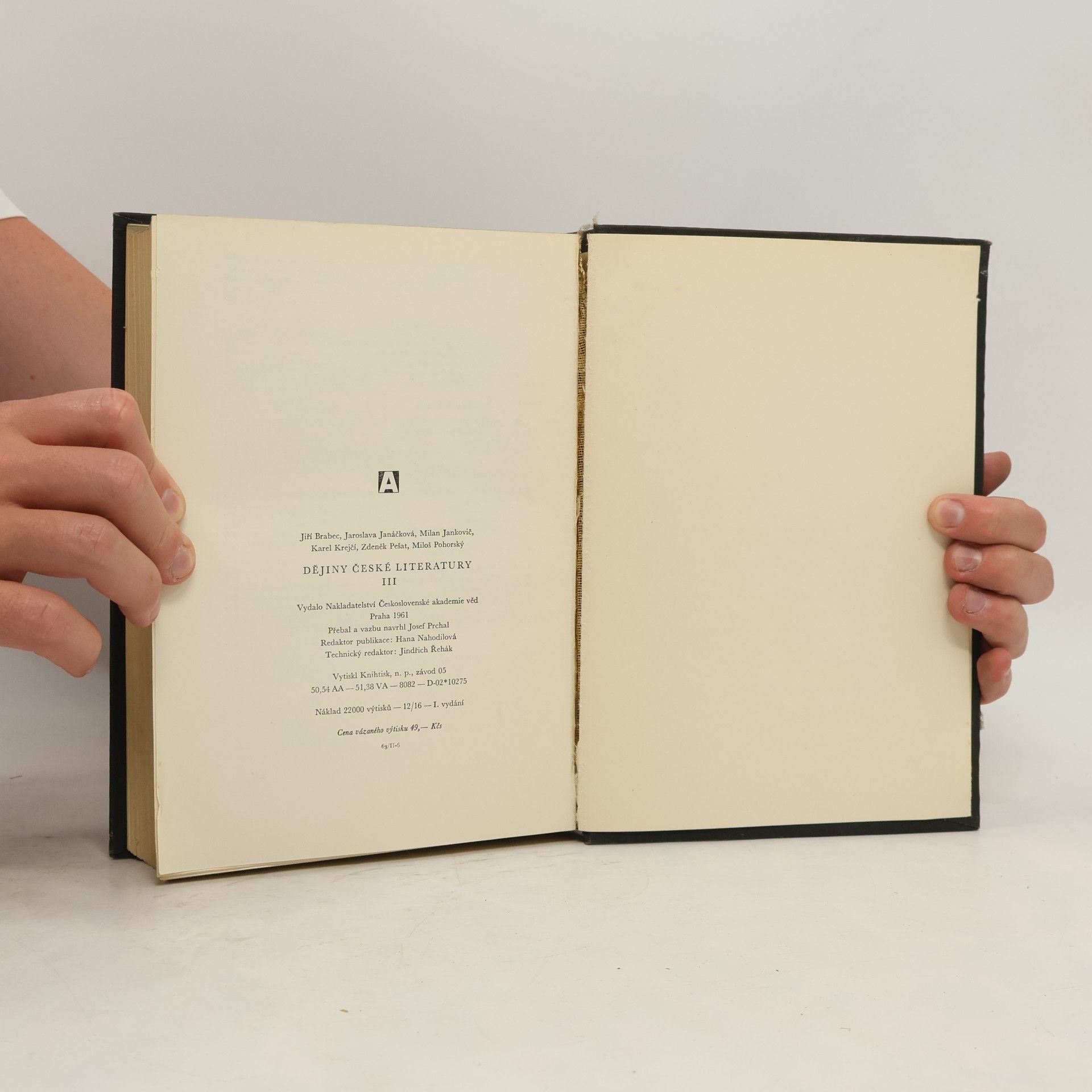 Autorenkollektiv Dějiny české literatury III.