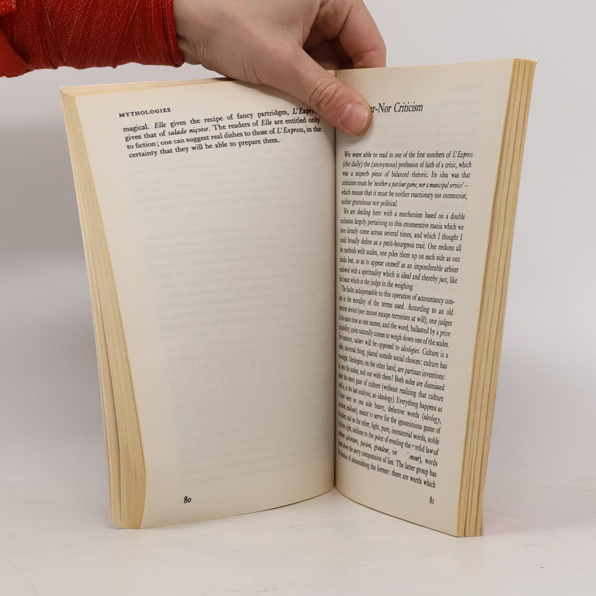 Roland Barthes Mythologies
