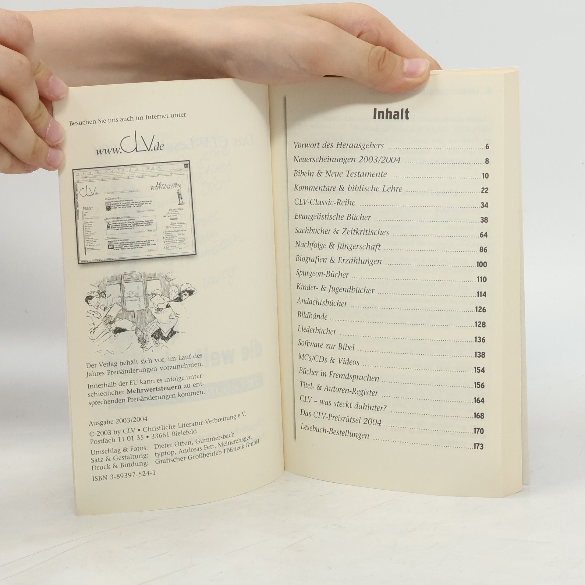Autorenkollektiv Das CLV Lesebuch 2004