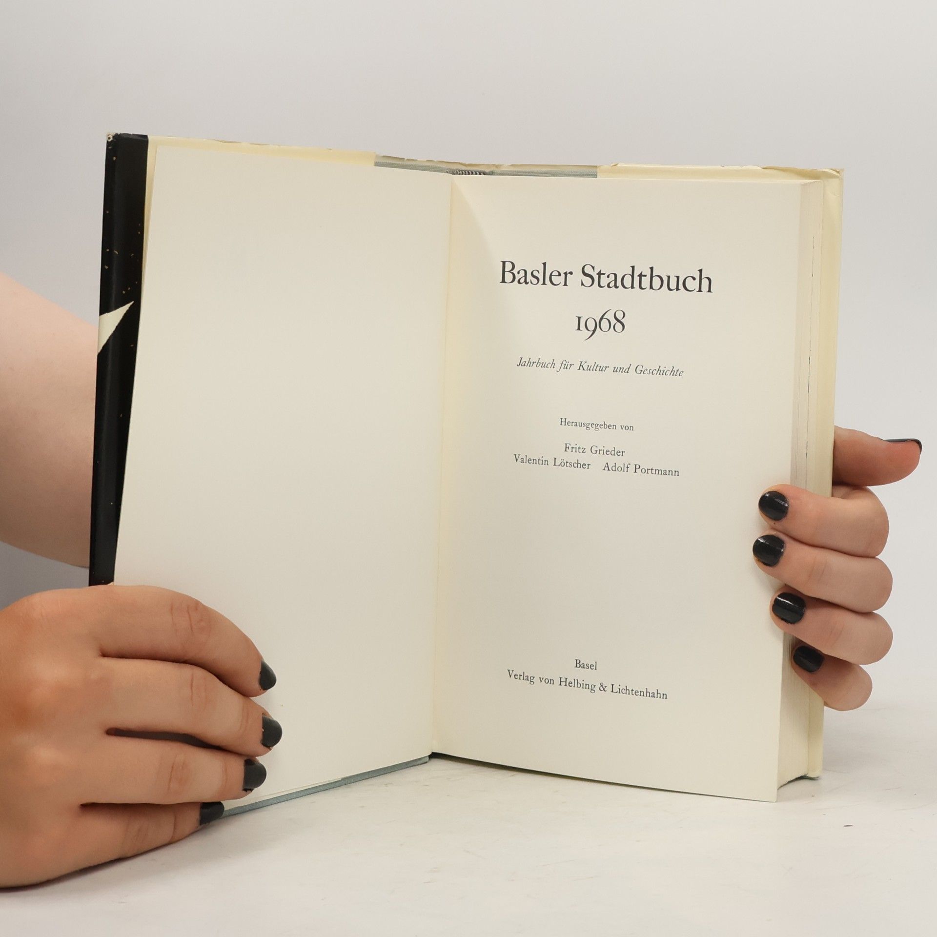 Fritz Grieder Basler Stadtbuch 1968