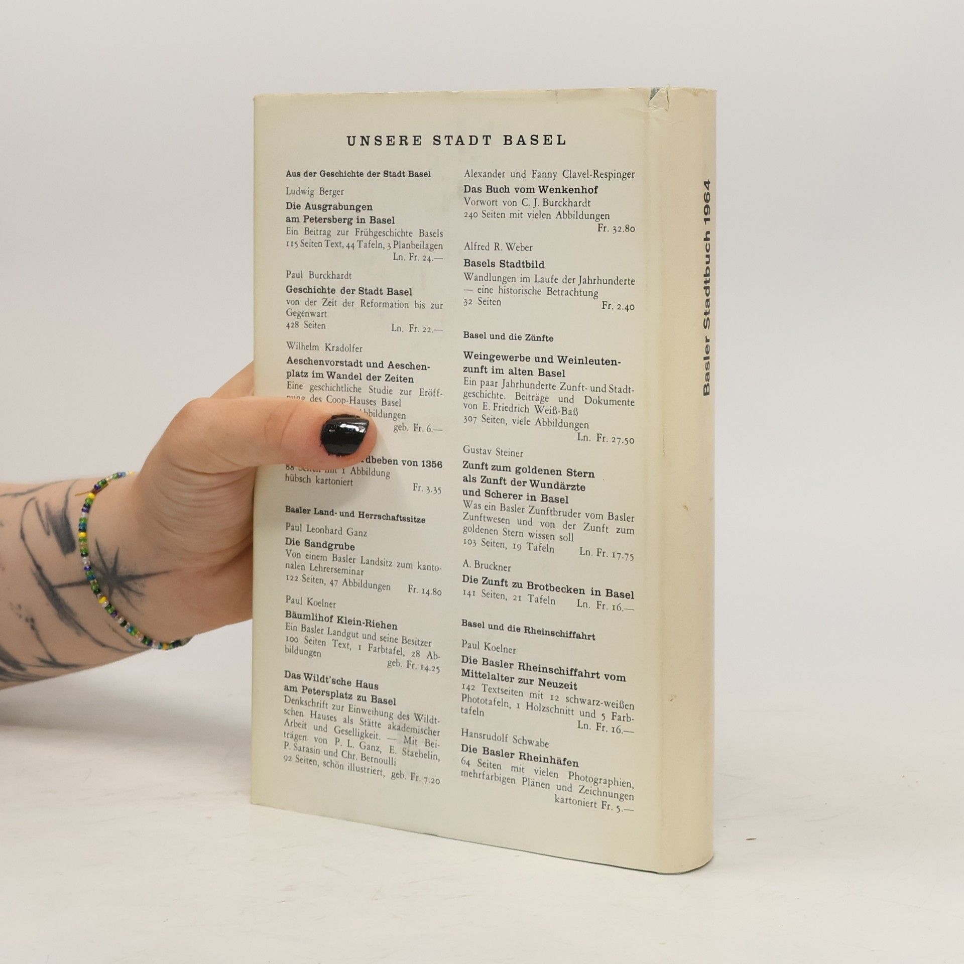 Kolektiv autorů Basler Stadtbuch 1964