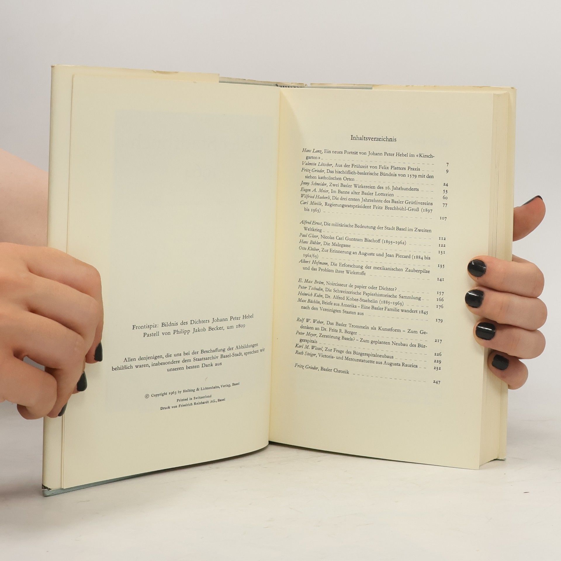 Kolektiv autorů Basler Stadtbuch 1964
