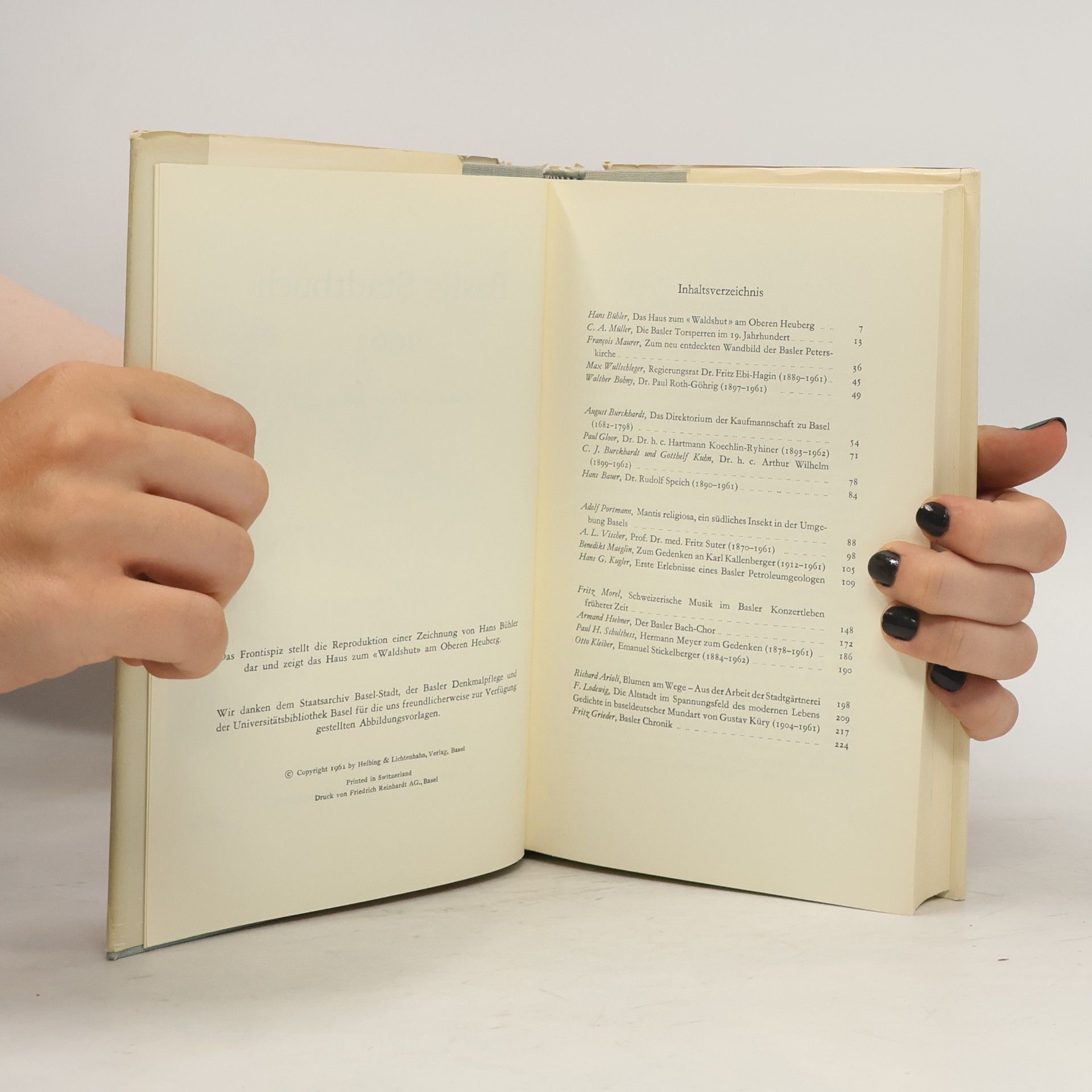Kolektiv autorů Balser Stadtbuch 1963