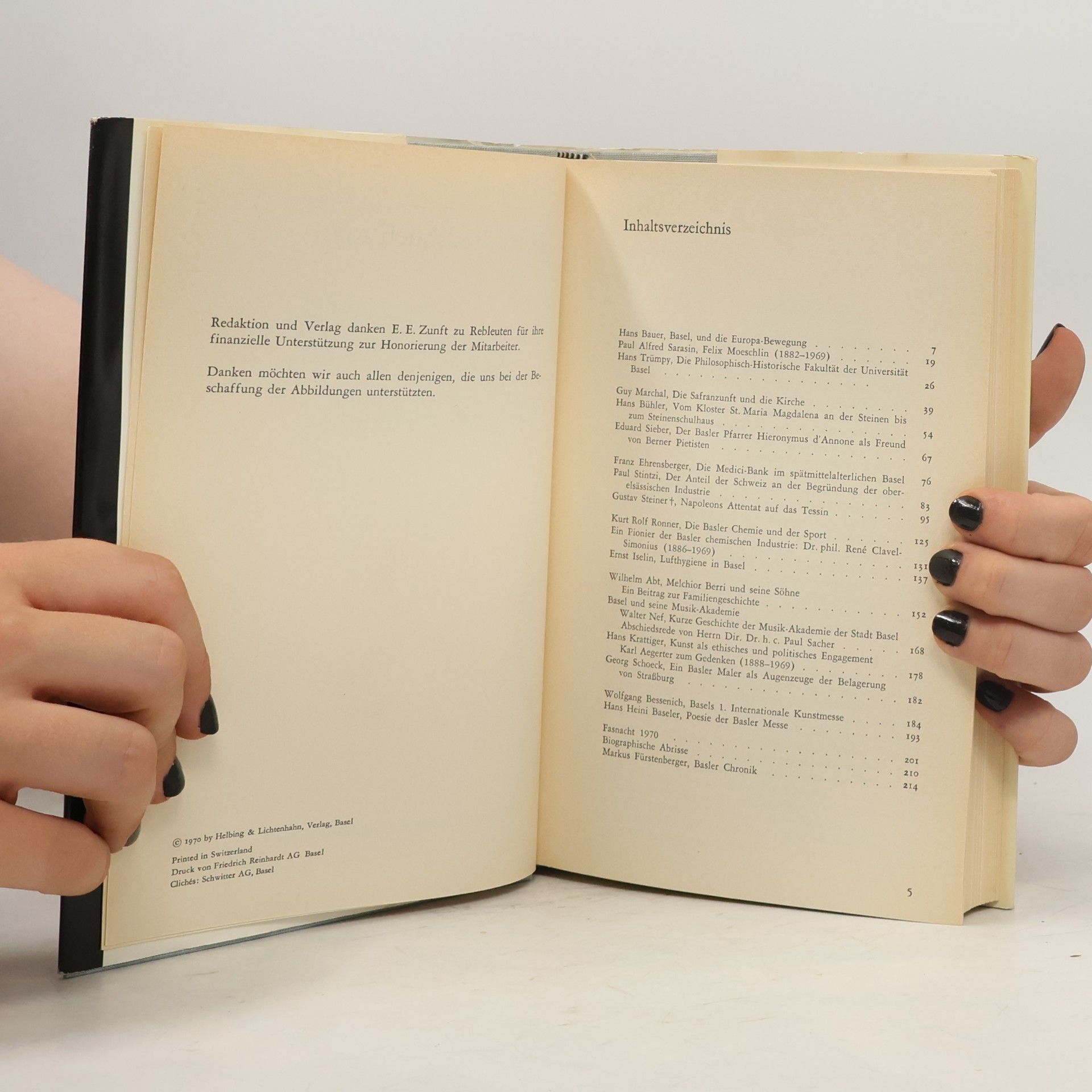 Kolektiv autorů Basler Stadtbuch 1971
