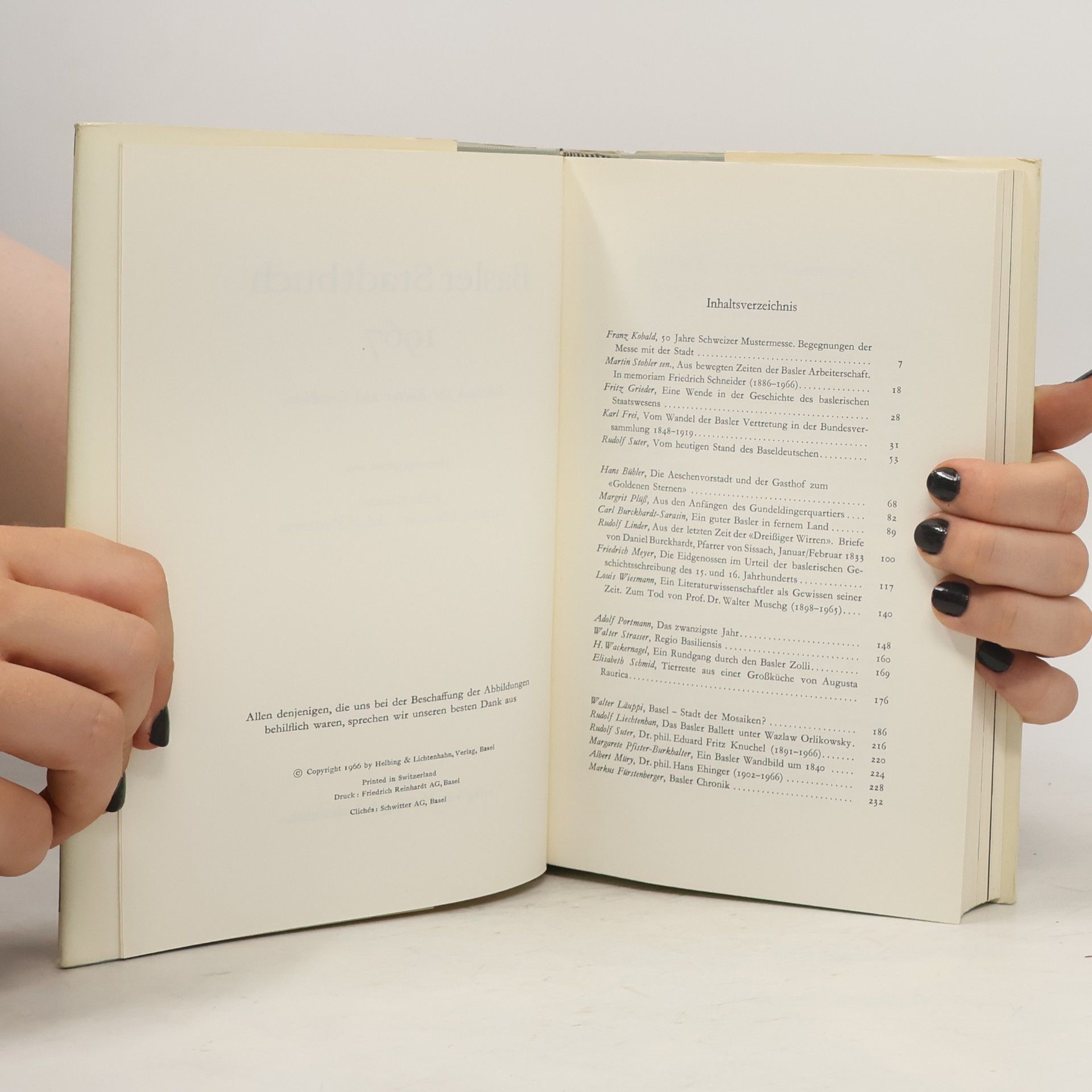 AA.VV. Basler Stadtbuch 1967