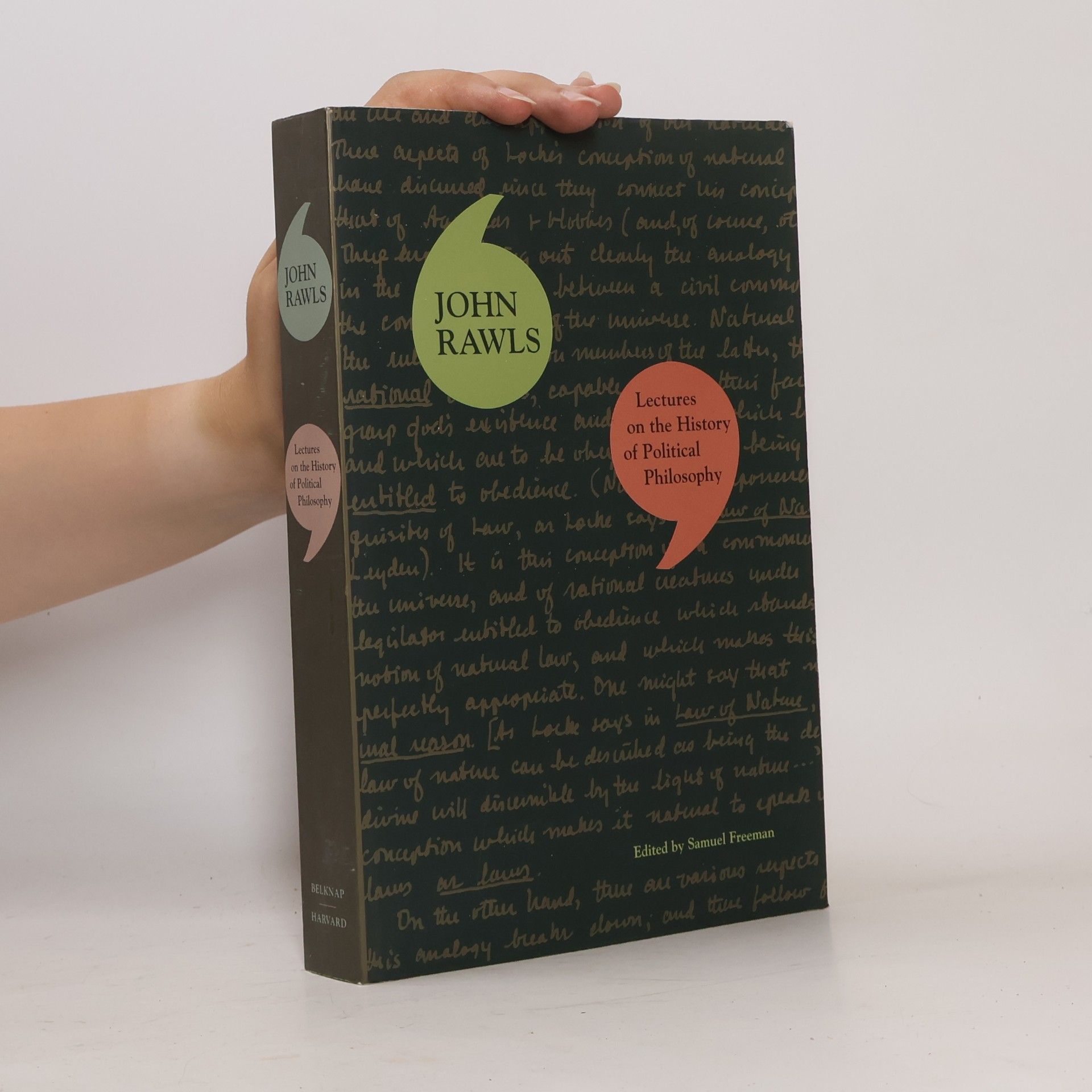 John Rawls Lectures on the History of Political Philosophy